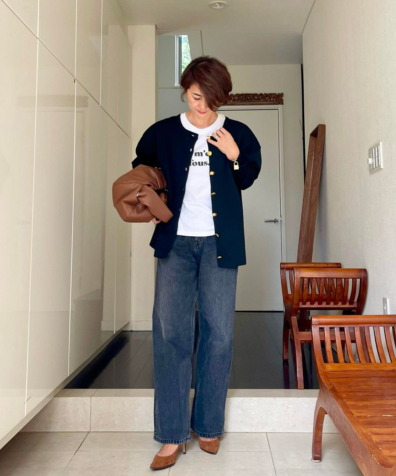 model：H167 着用サイズ：FREE