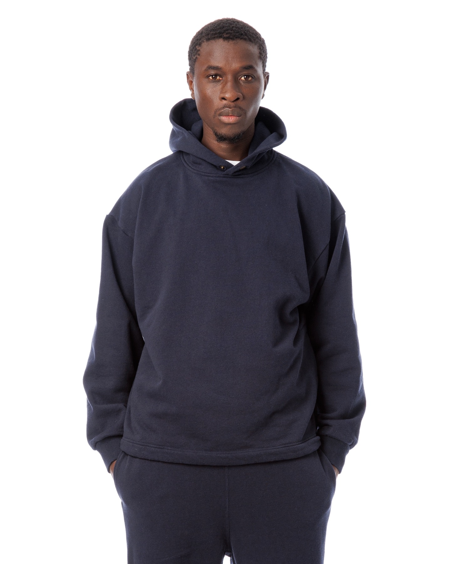 American Cotton Elastic Hooded Sweatshirt / アメリカコットン