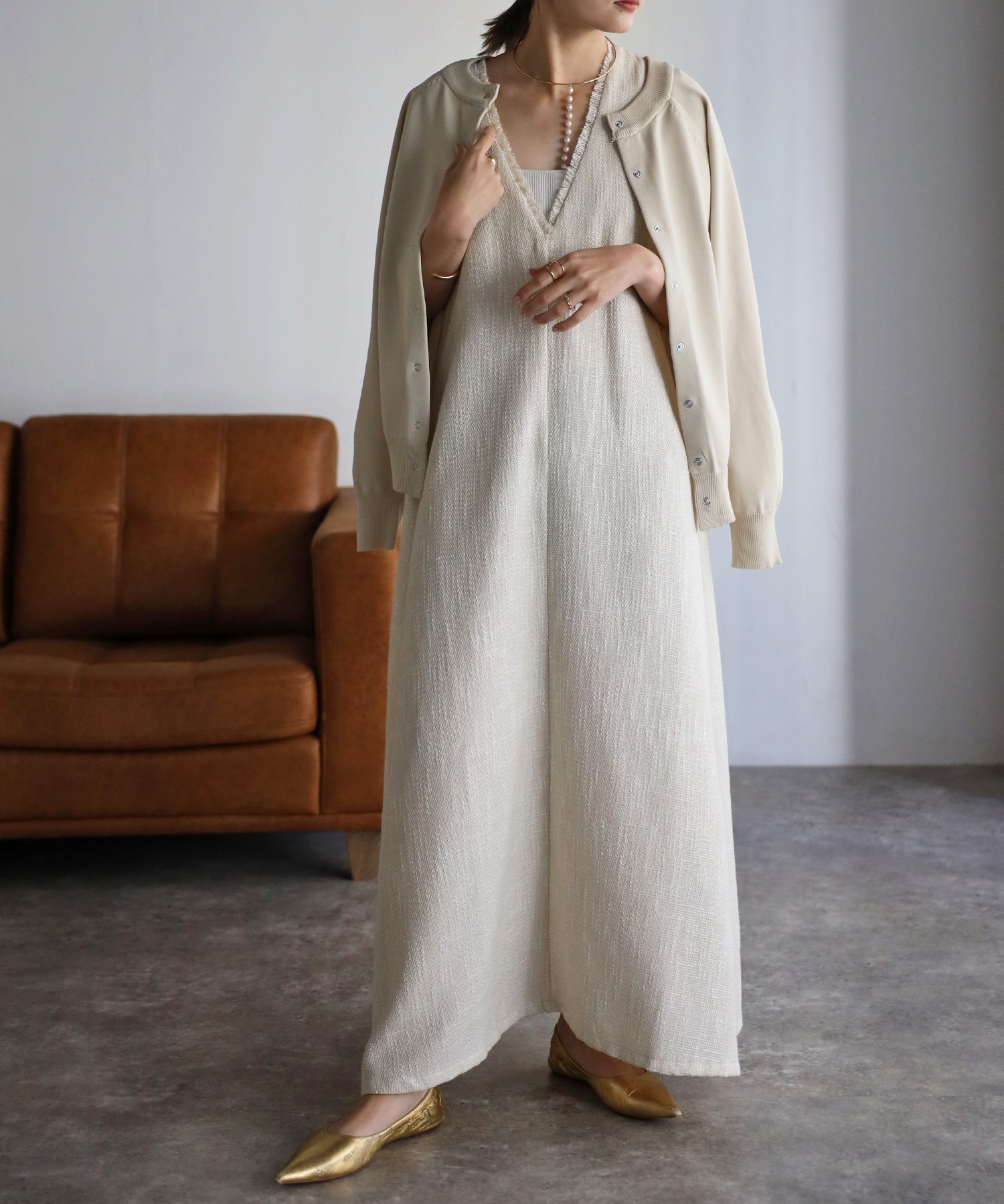 model：H158 着用サイズ：FREE