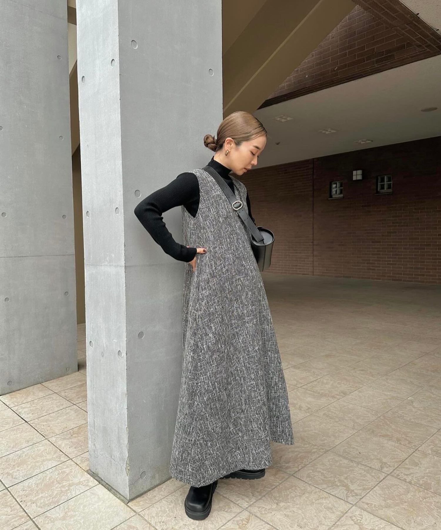 model：H159 着用サイズ：FREE
