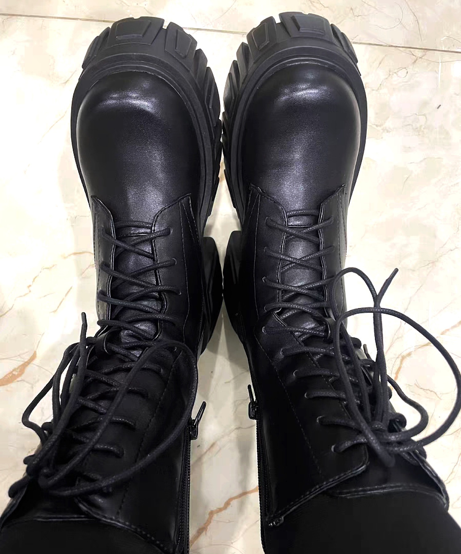 厚底 レースアップブーツ JUST ABOUT│Jeffrey Campbell