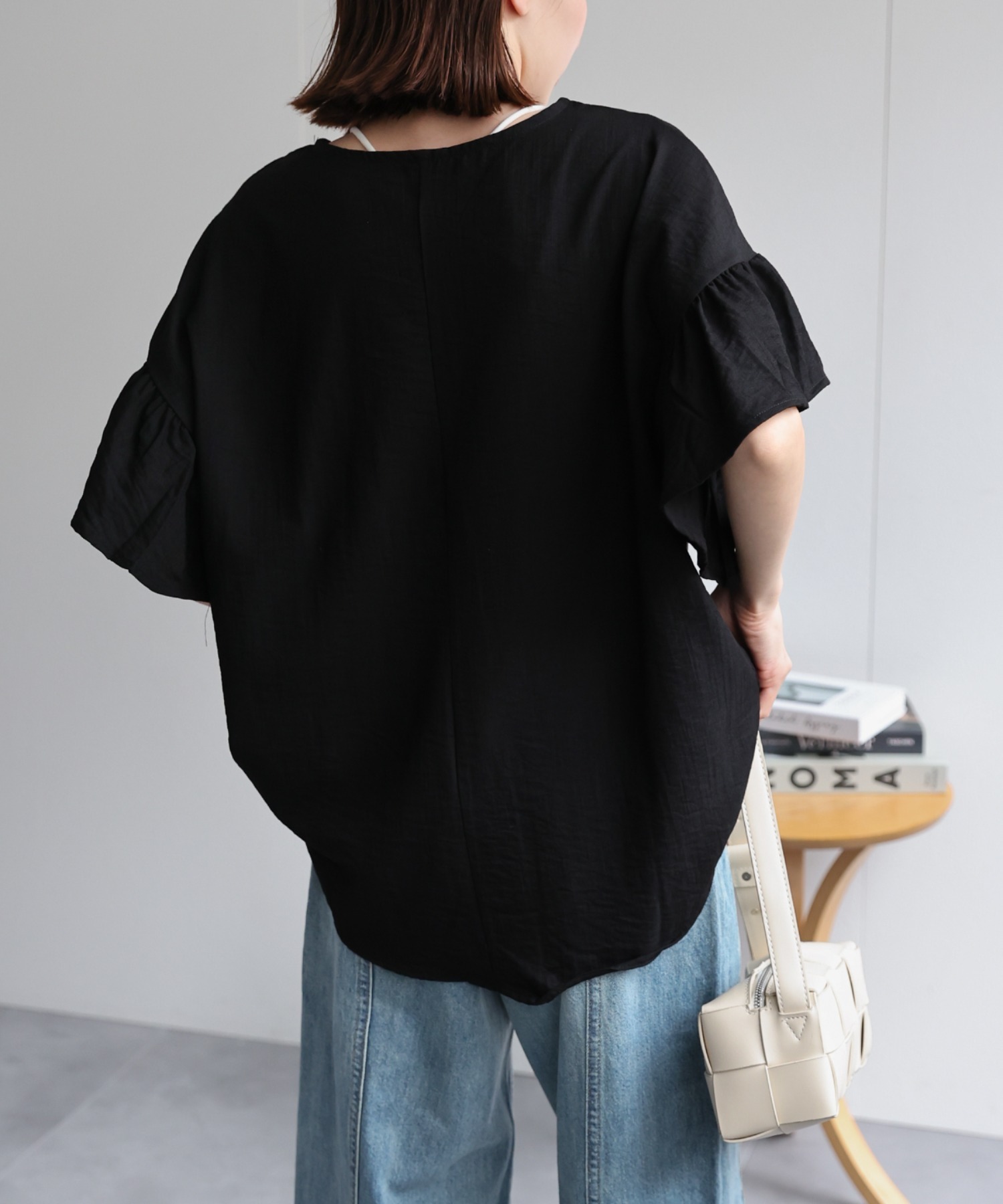 model：162cm 着用サイズ：F