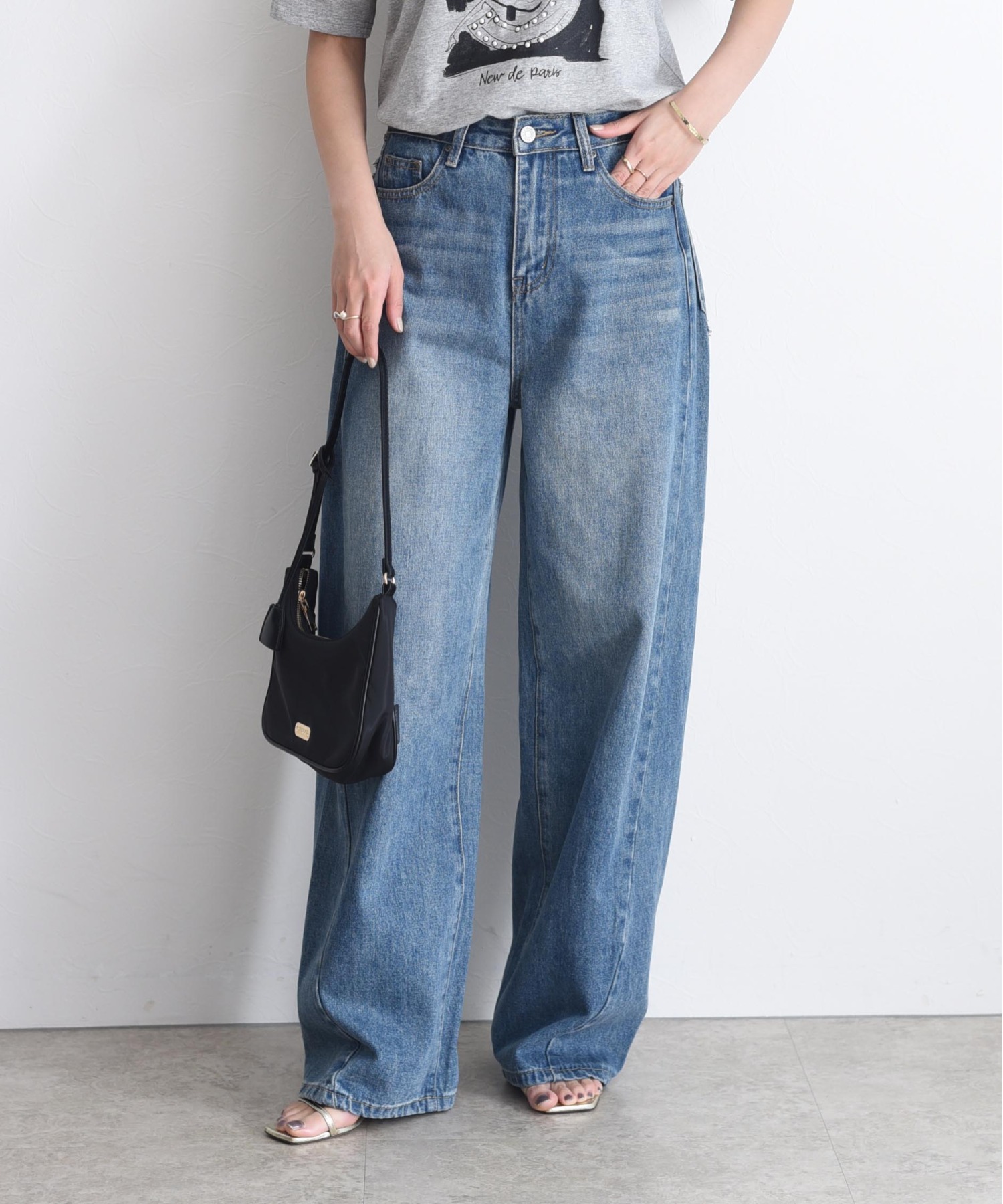 リメイクカーブデニムパンツ Eimee Law│Eimee Law & LHELBIE 公式