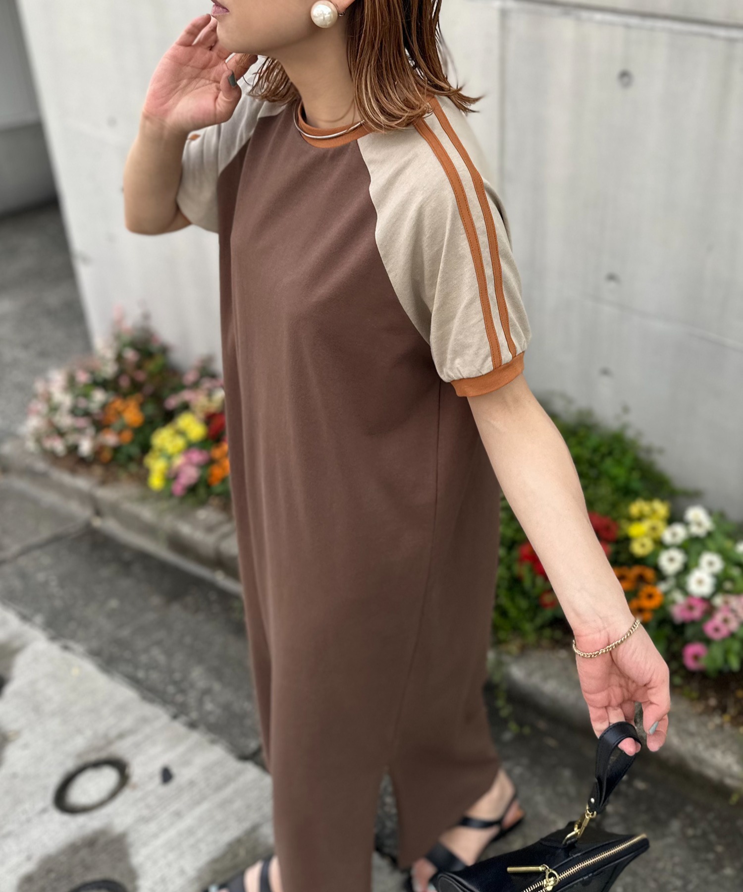 ブラウン
model:154cm 着用サイズ:FREE