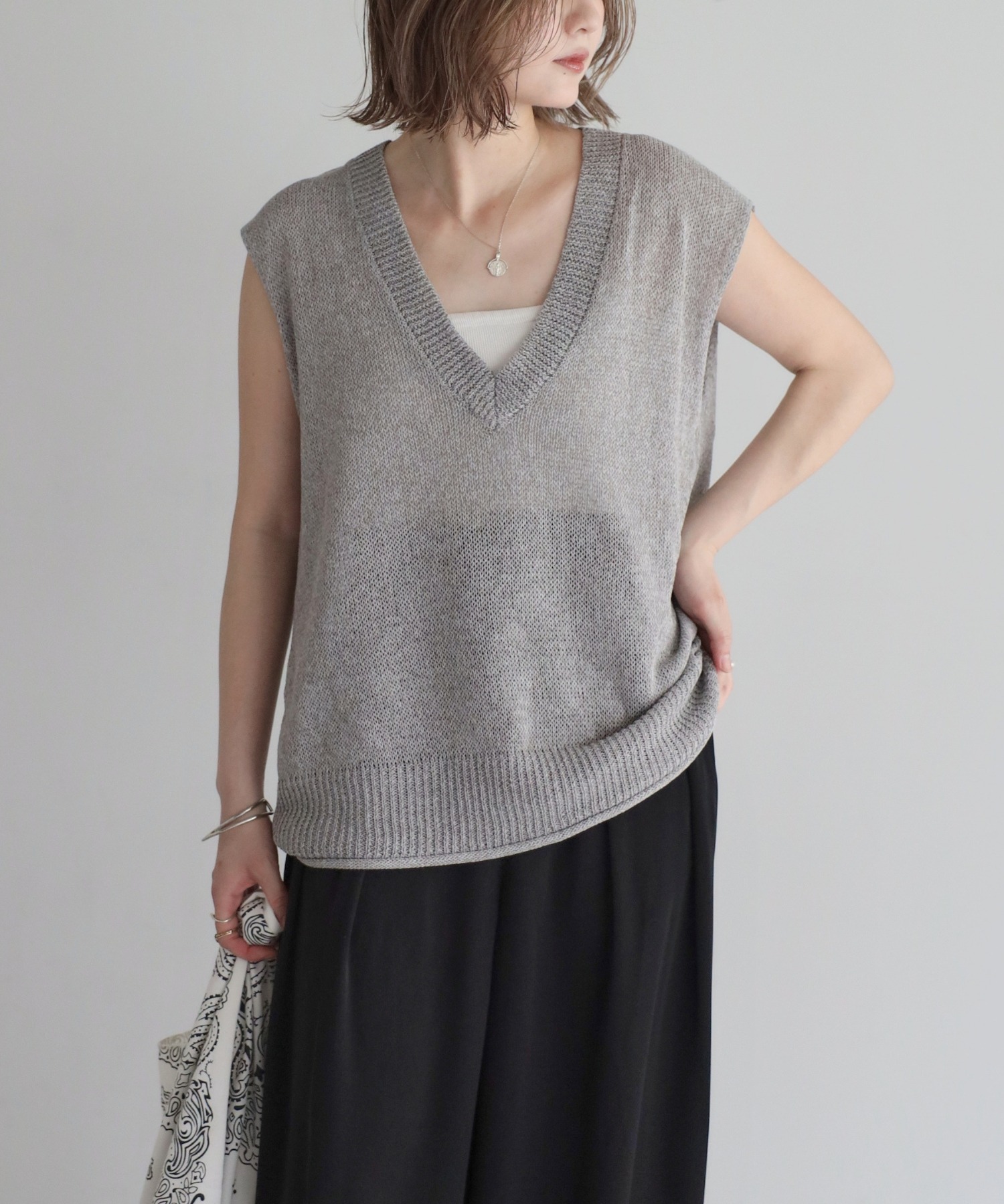 model:H158 着用サイズ:FREE