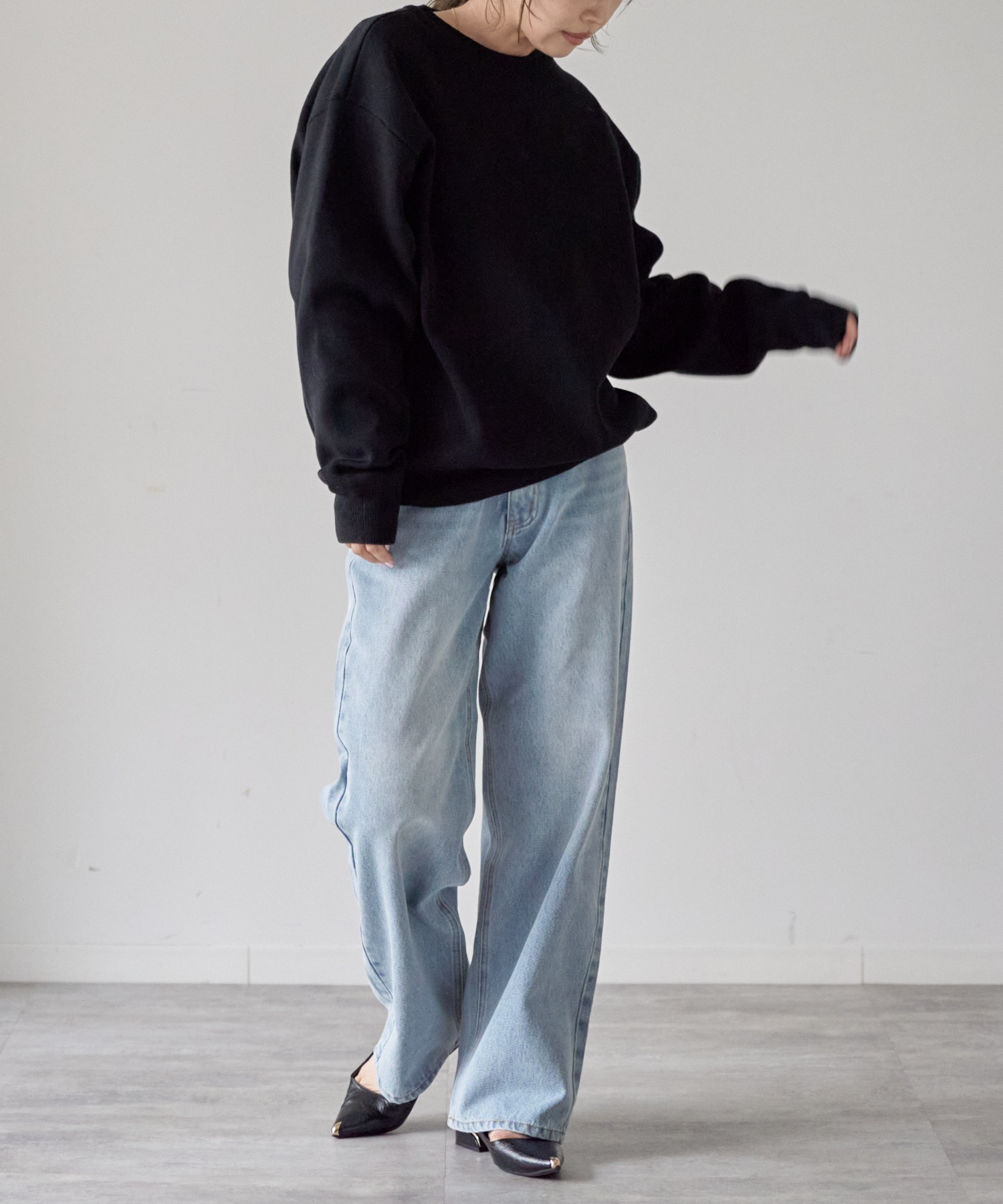 model: 162cm. 着用サイズ：FREE