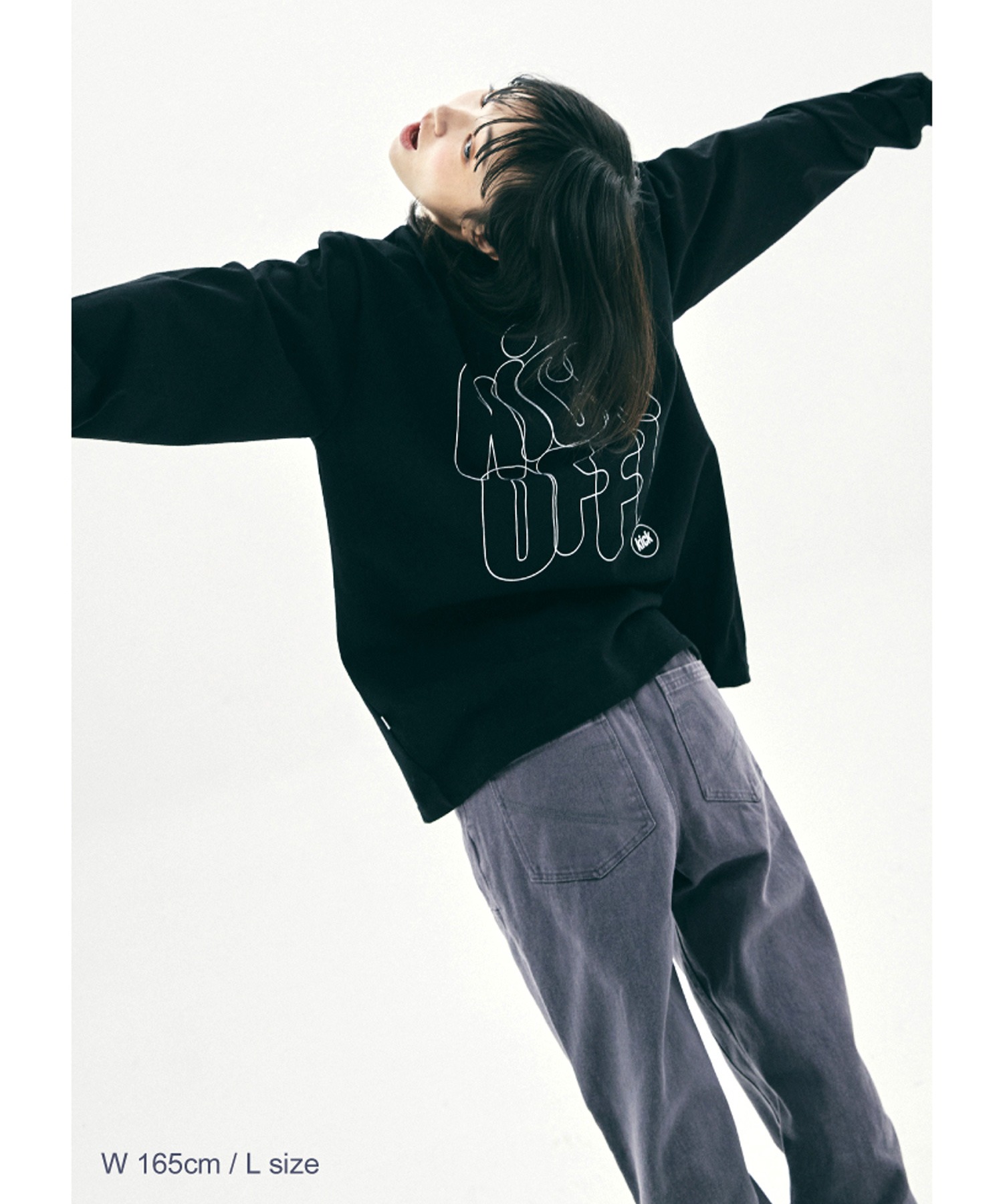 NASTY KICKの[NK] Pitchy Raglan Longsleeve 全2色 A'GEM/9 × .kom 『NASTY KICK/ナスティー キック』 Pitchy