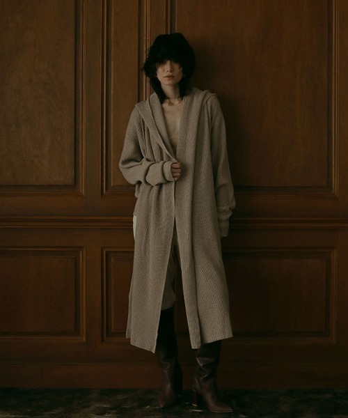 【ZOZO限定カラー】フーディーニットストール