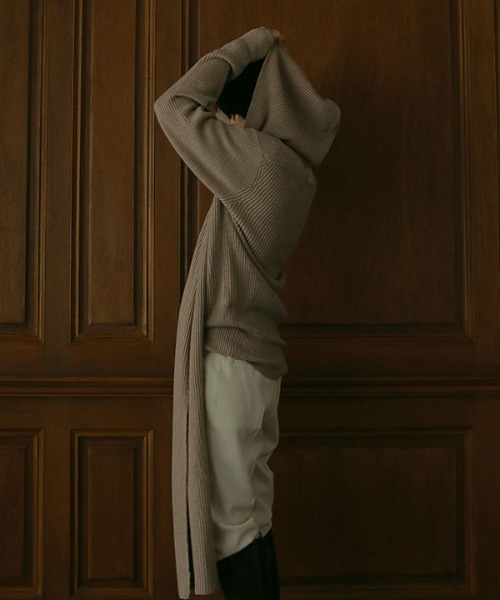 【ZOZO限定カラー】フーディーニットストール