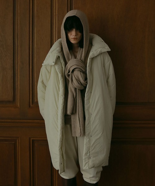 【ZOZO限定カラー】フーディーニットストール