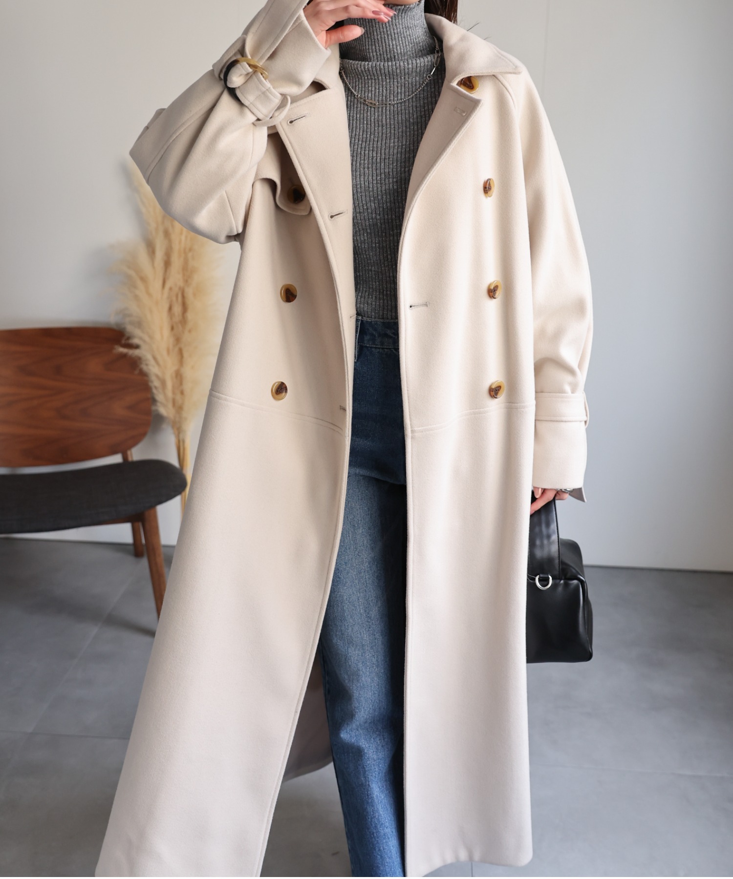 model:162cm 着用サイズ：FREE