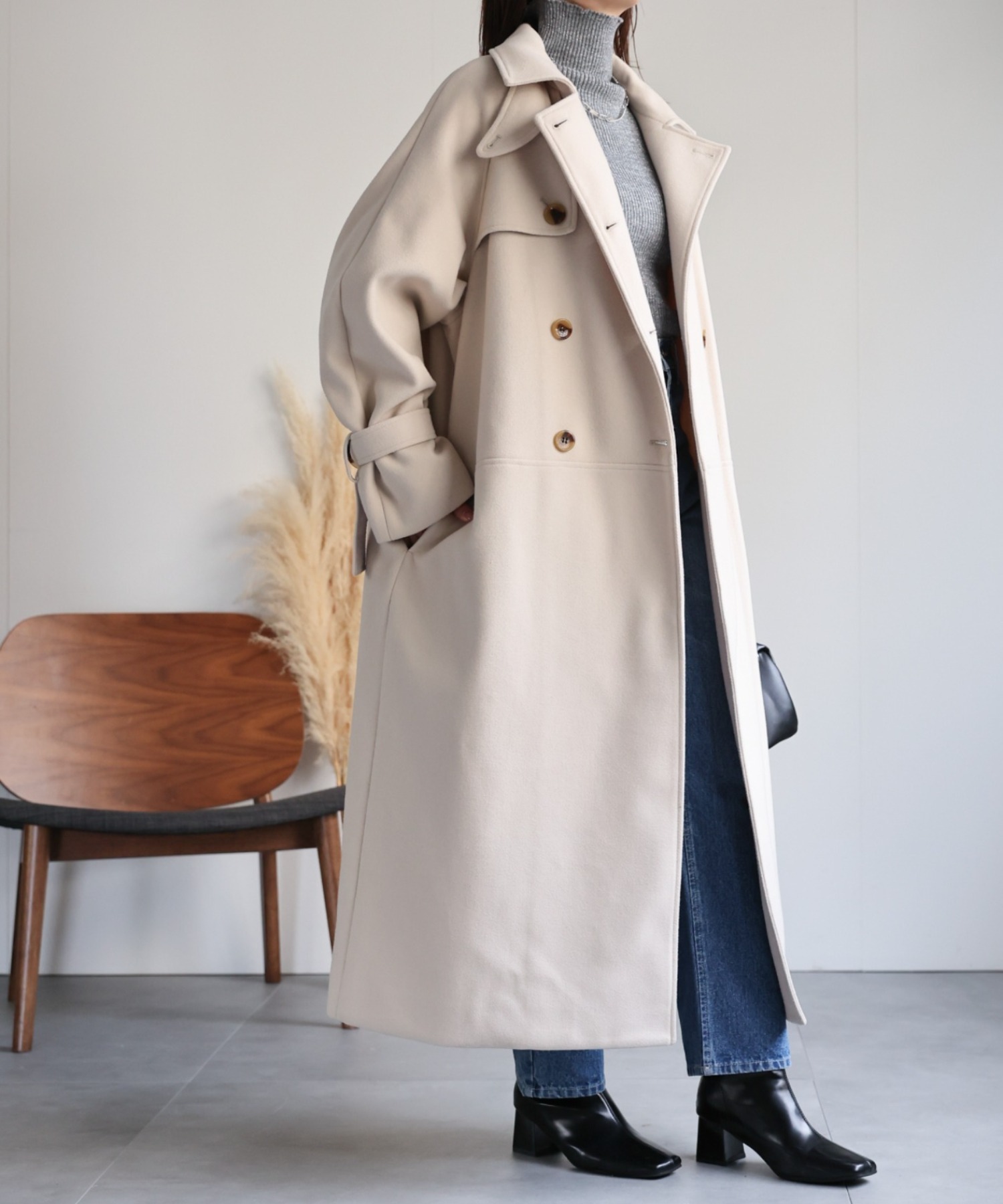 model:162cm 着用サイズ：FREE