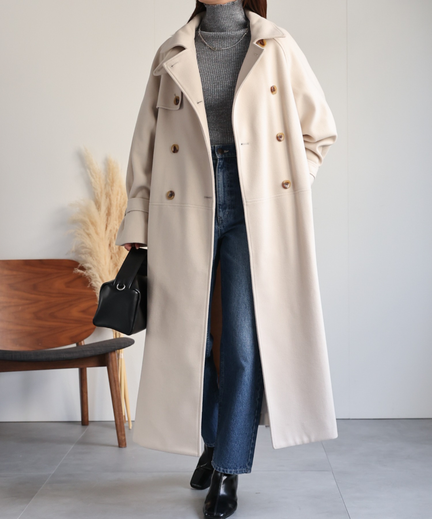 model:162cm 着用サイズ：FREE