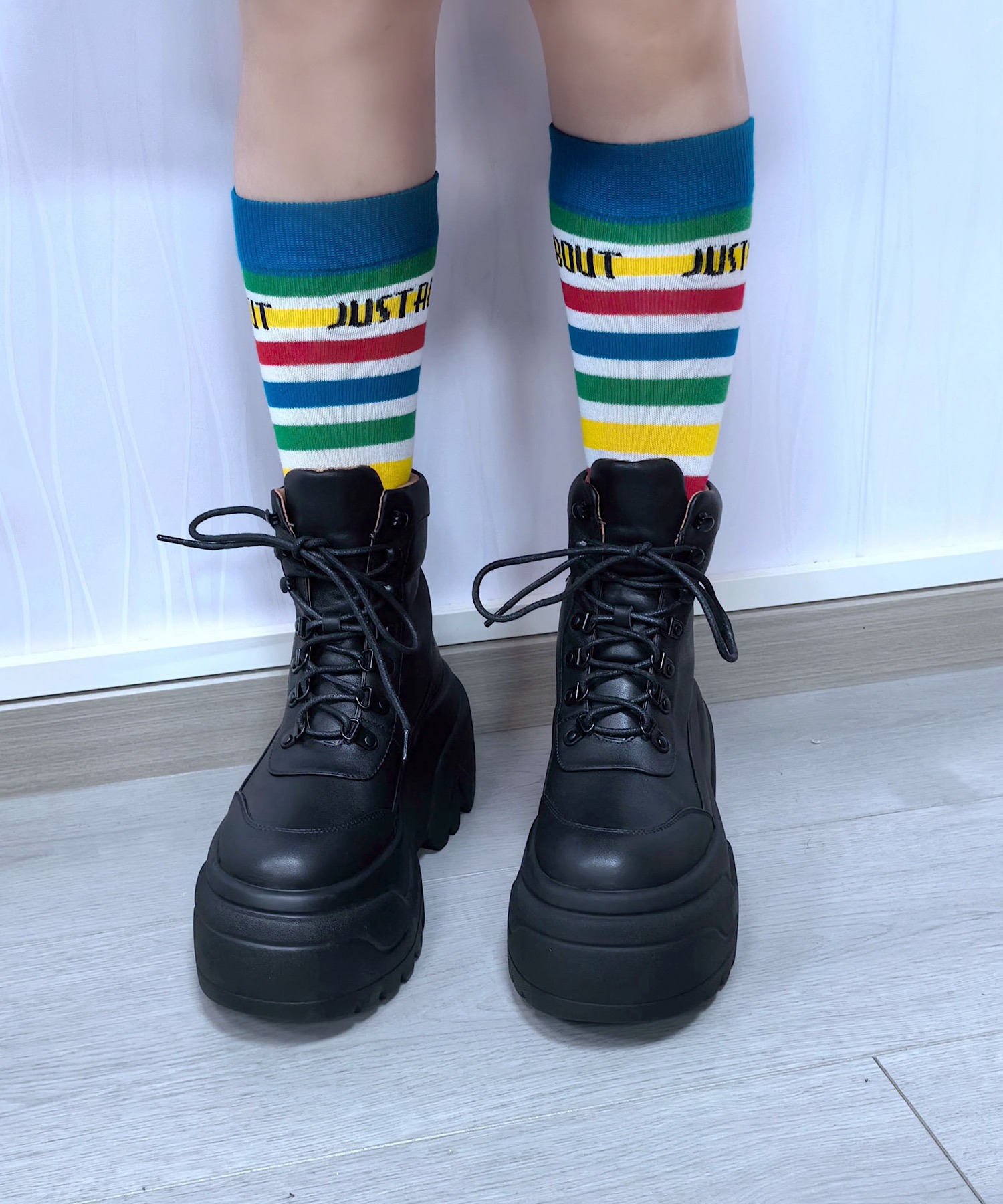 厚底 レースアップブーツ JUST ABOUT│Jeffrey Campbell