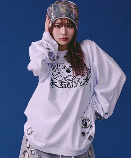 A'GEM/9 × .kom 『GALFY/ガルフィー』 穴あきPUNCHロンTee セレクト