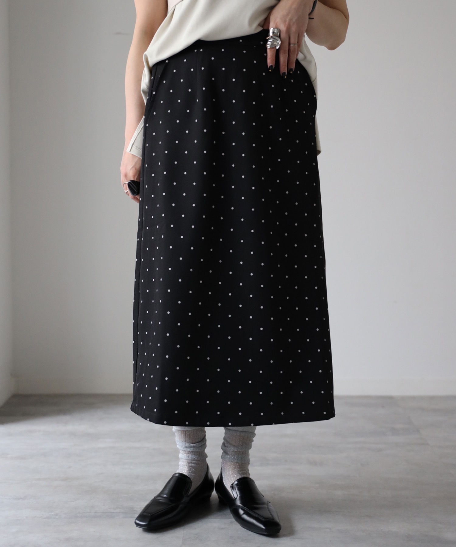 model：155cm. 着用サイズ：FREE