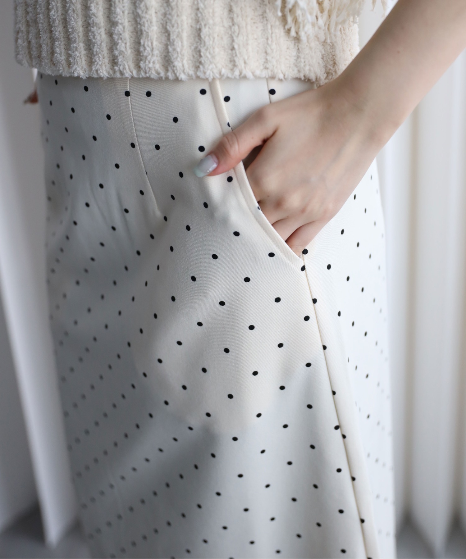 model：155cm. 着用サイズ：FREE