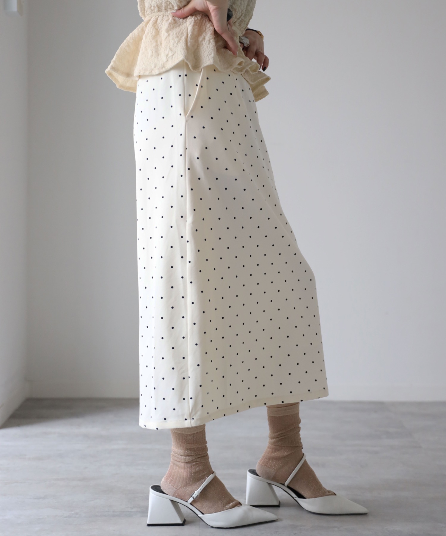 model：155cm. 着用サイズ：FREE