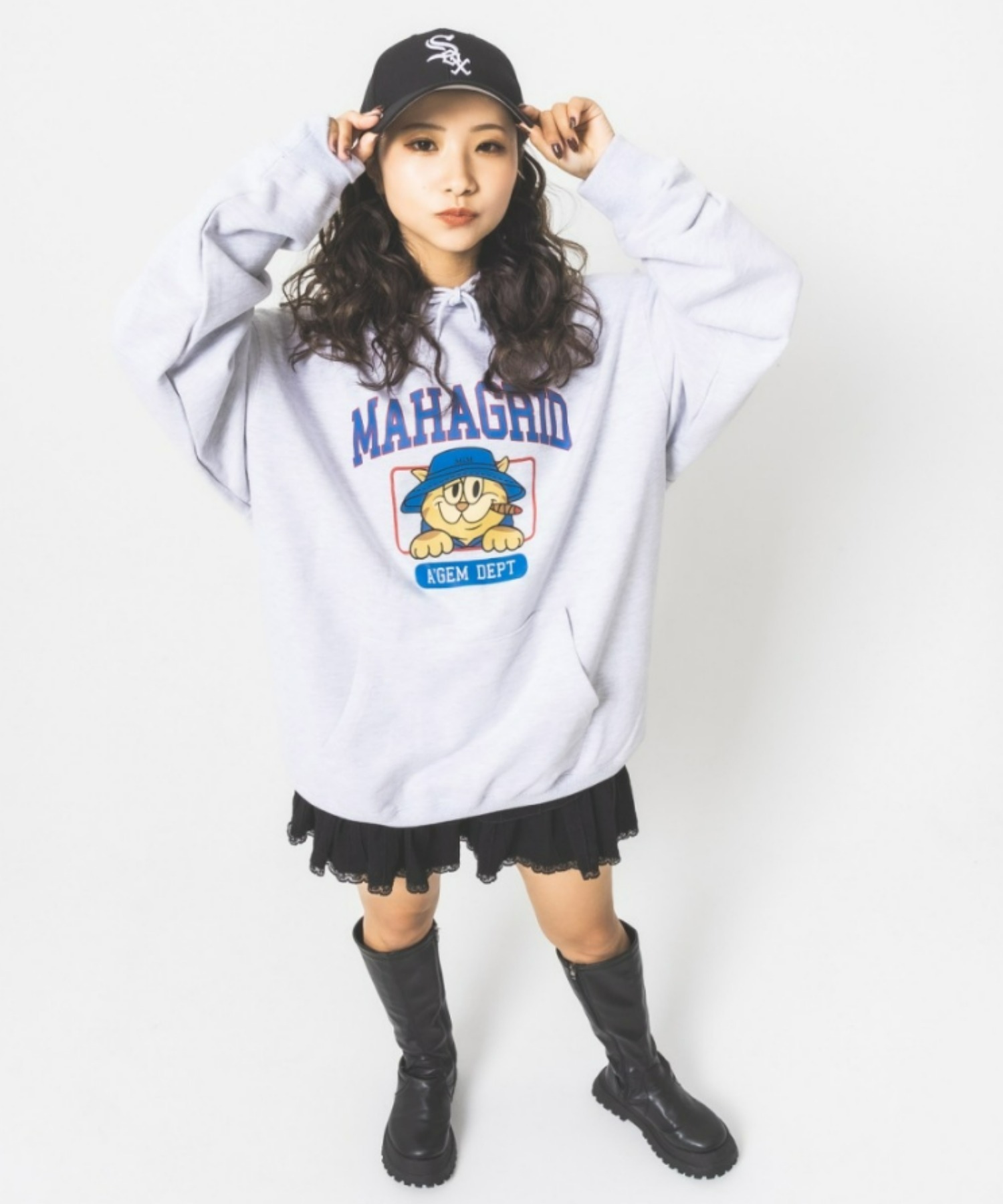 mahagrid/マハグリッド×A'gem/エージェム』AGM X MGD DEPT HOODIE