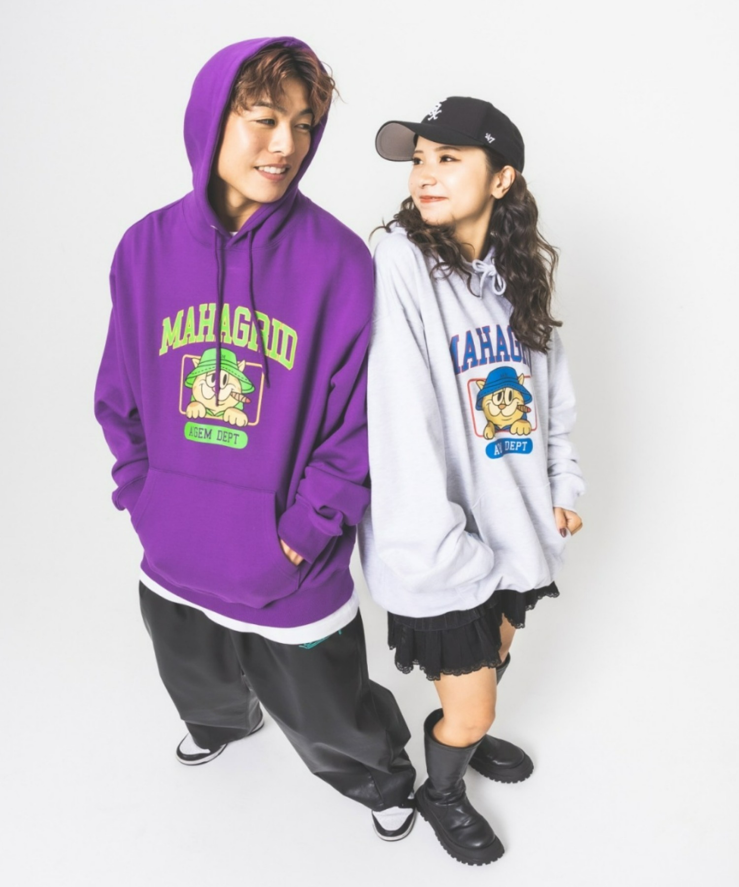 mahagrid/マハグリッド×A'gem/エージェム』AGM X MGD DEPT HOODIE