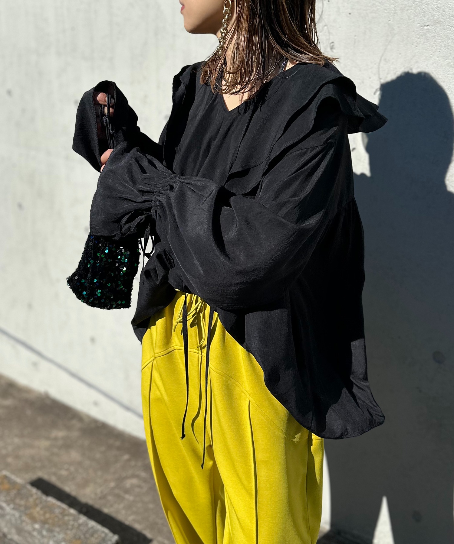 ブラック
model:154cm 着用サイズ:FREE