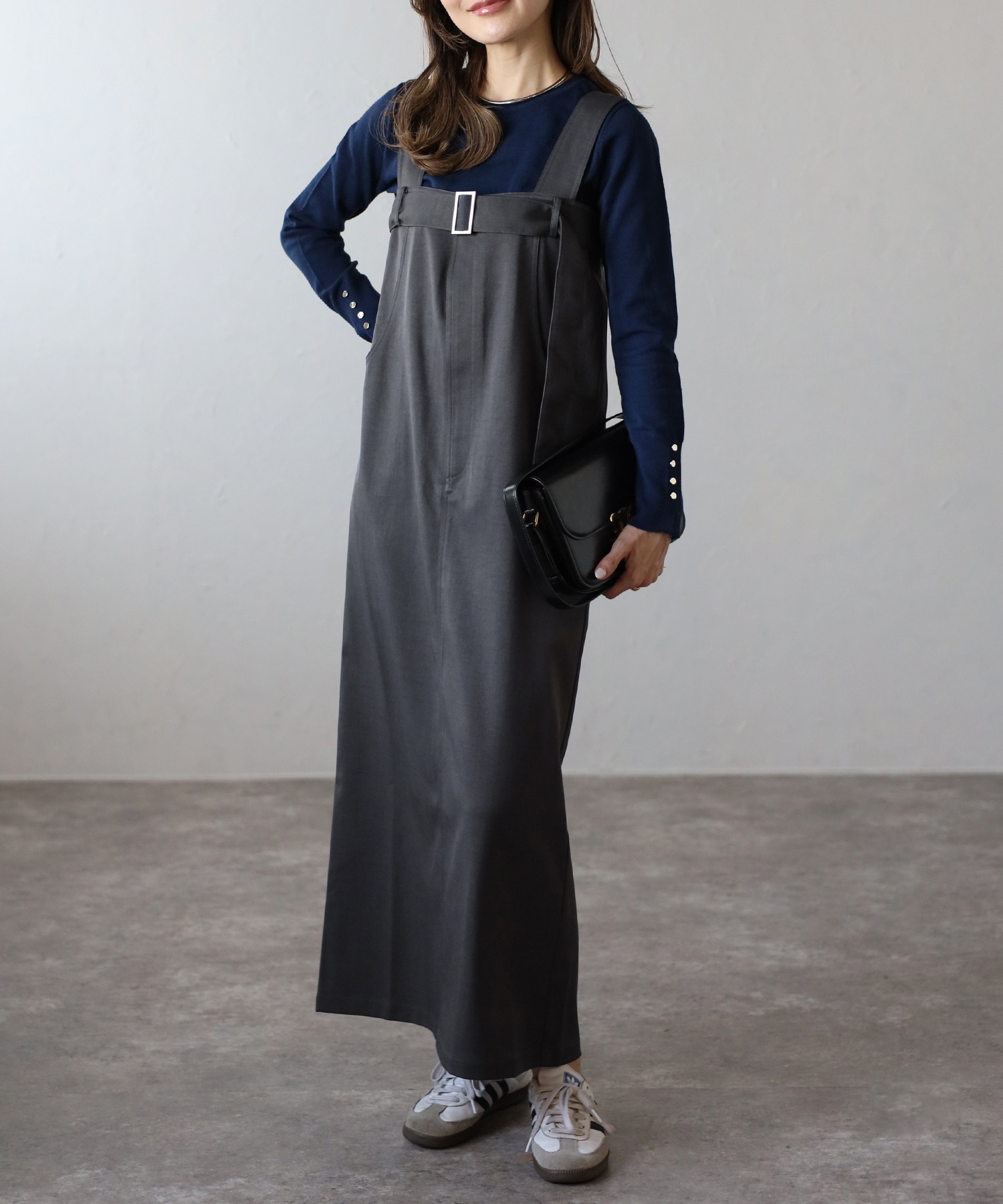 model：H165 着用サイズ：FREE