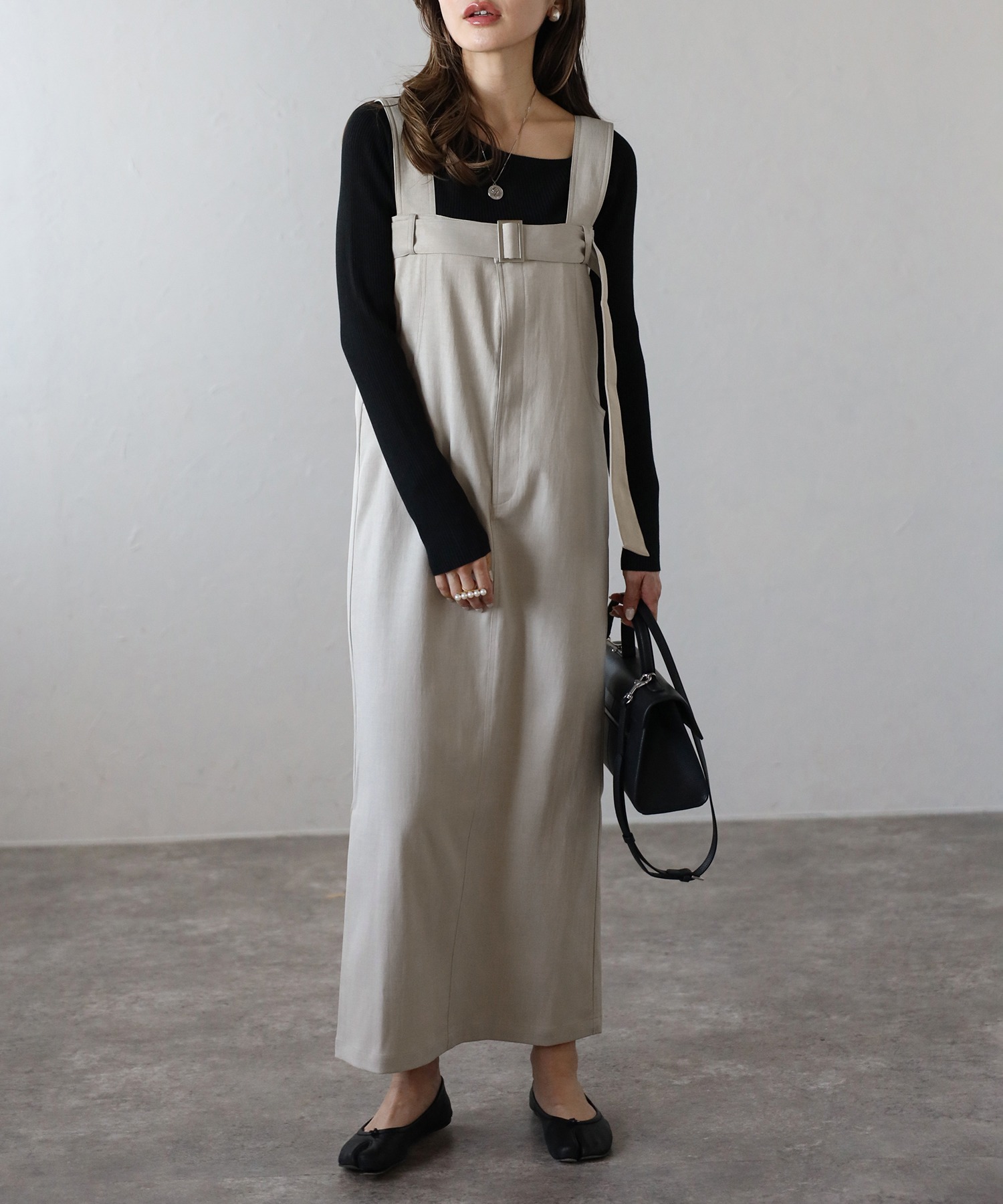 model：H165 着用サイズ：FREE