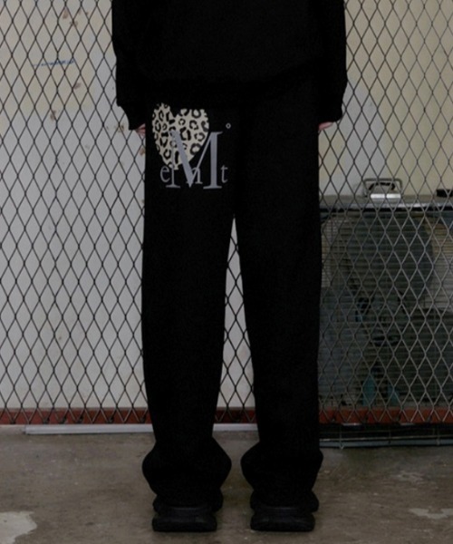 A'GEM/9 × .kom 『MUCENT/ムセント』 SIERRA LEOPARD HEART SWEAT