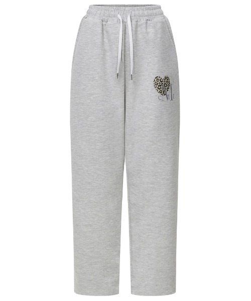 A'GEM/9 × .kom 『MUCENT/ムセント』 SIERRA LEOPARD HEART SWEAT