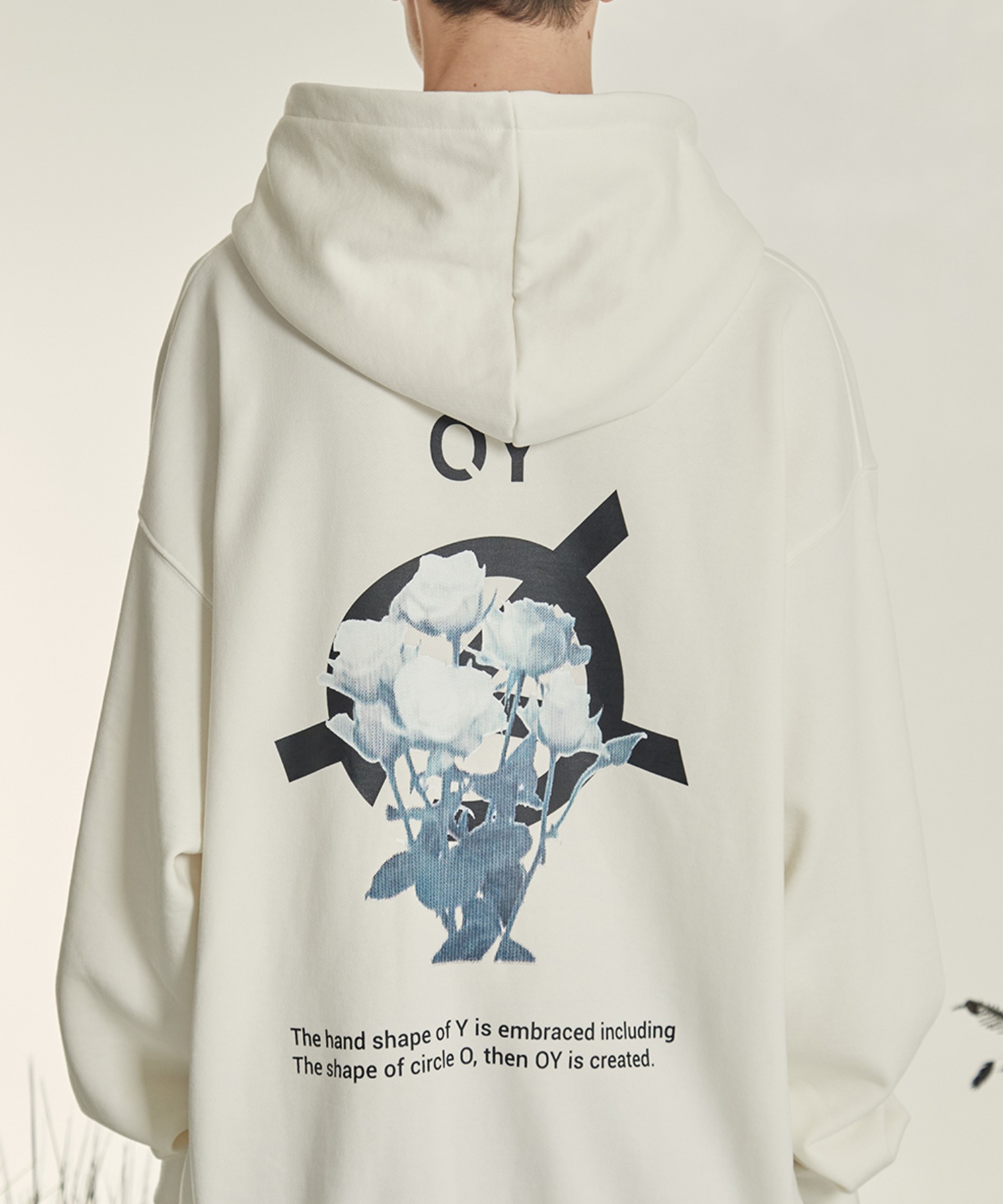OY/オーワイ』HOLOGRAM FLOWER HOODIE/ホログラム フラワー フーディ