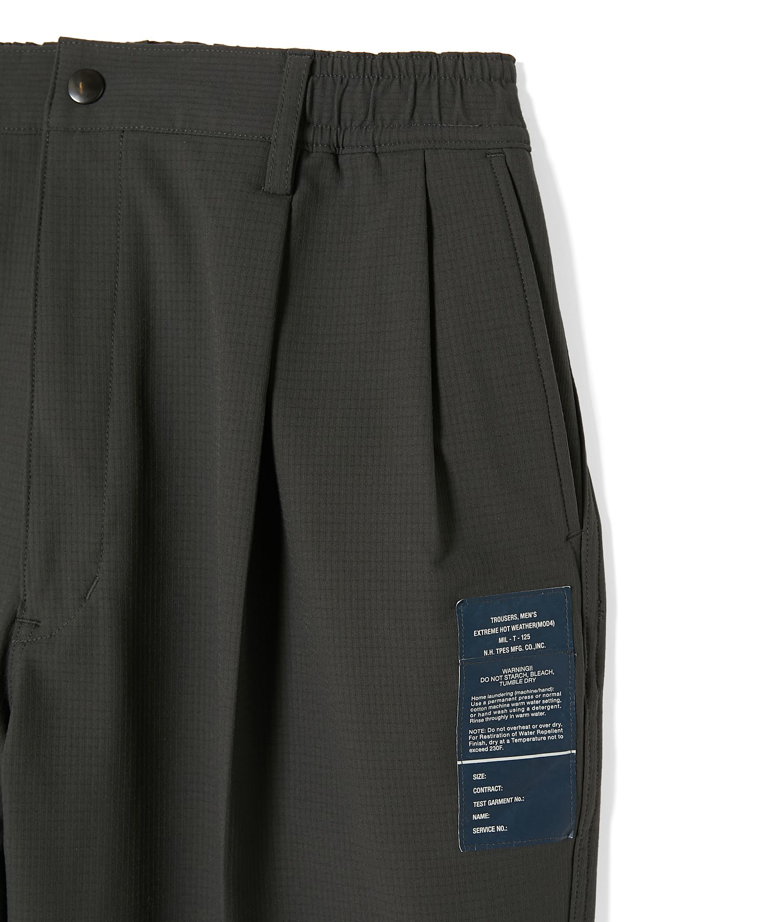 DOUBLE TUCK TROUSERS N.HOOLYWOOD TEST PRODUCT EXCHANGE SERVICE│N