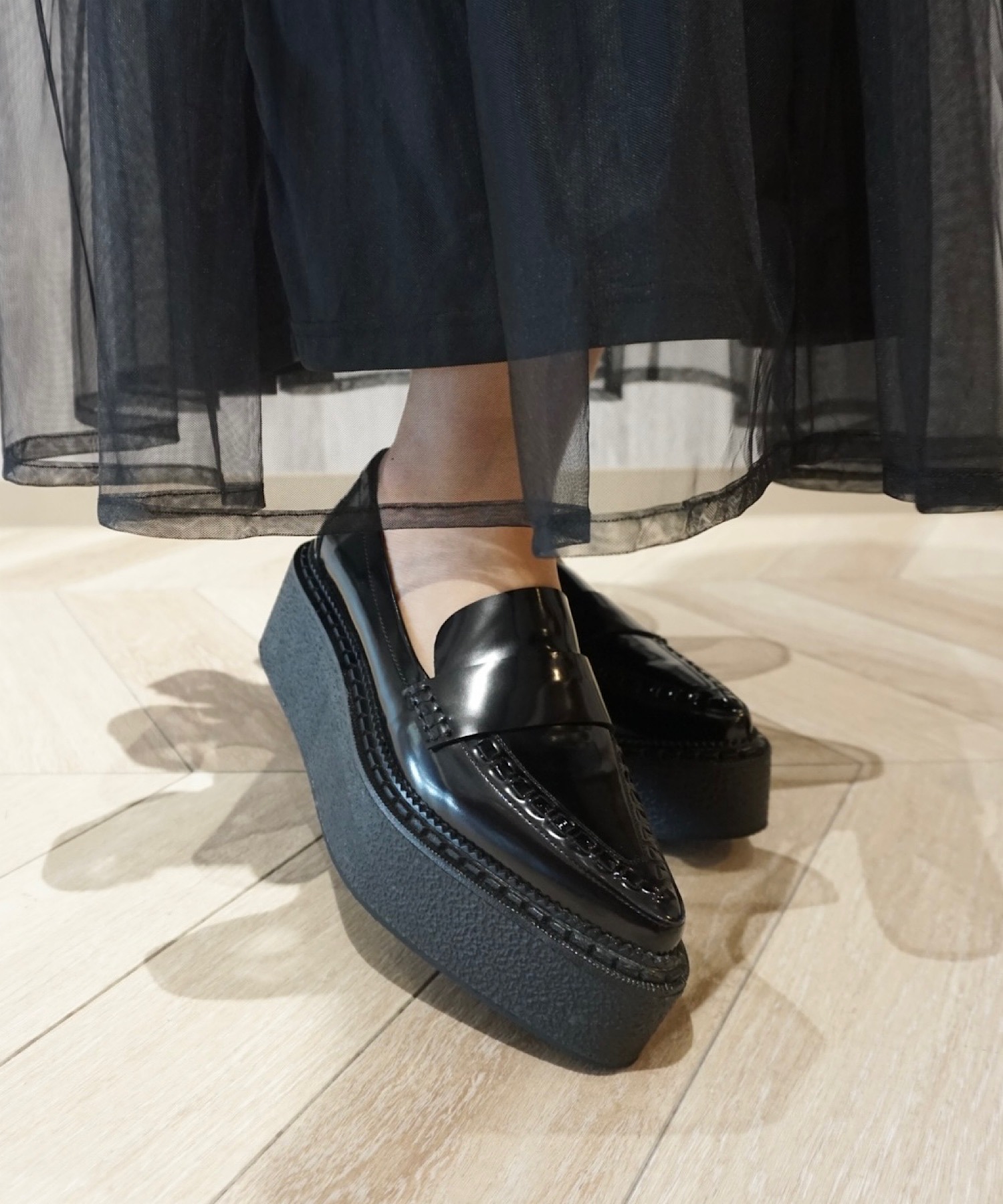 Jeffrey Campbell ジェフェリーキャンベル　厚底　ローファー　35 ジェフリーキャンベル Jeffrey Campbell 厚底ローファー