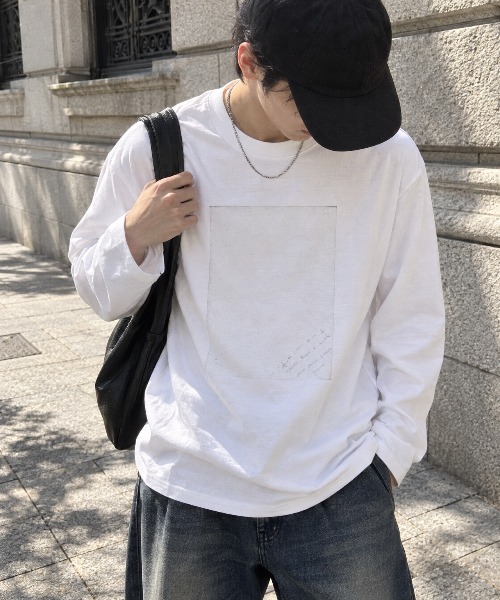 CIYOT】アートグラフィック オーバーサイズ クルーネックロンT CIYOT