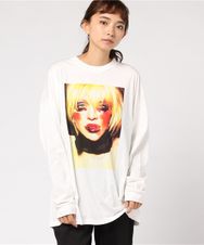 Courtney Love/C LOVE プリント ビッグTシャツ