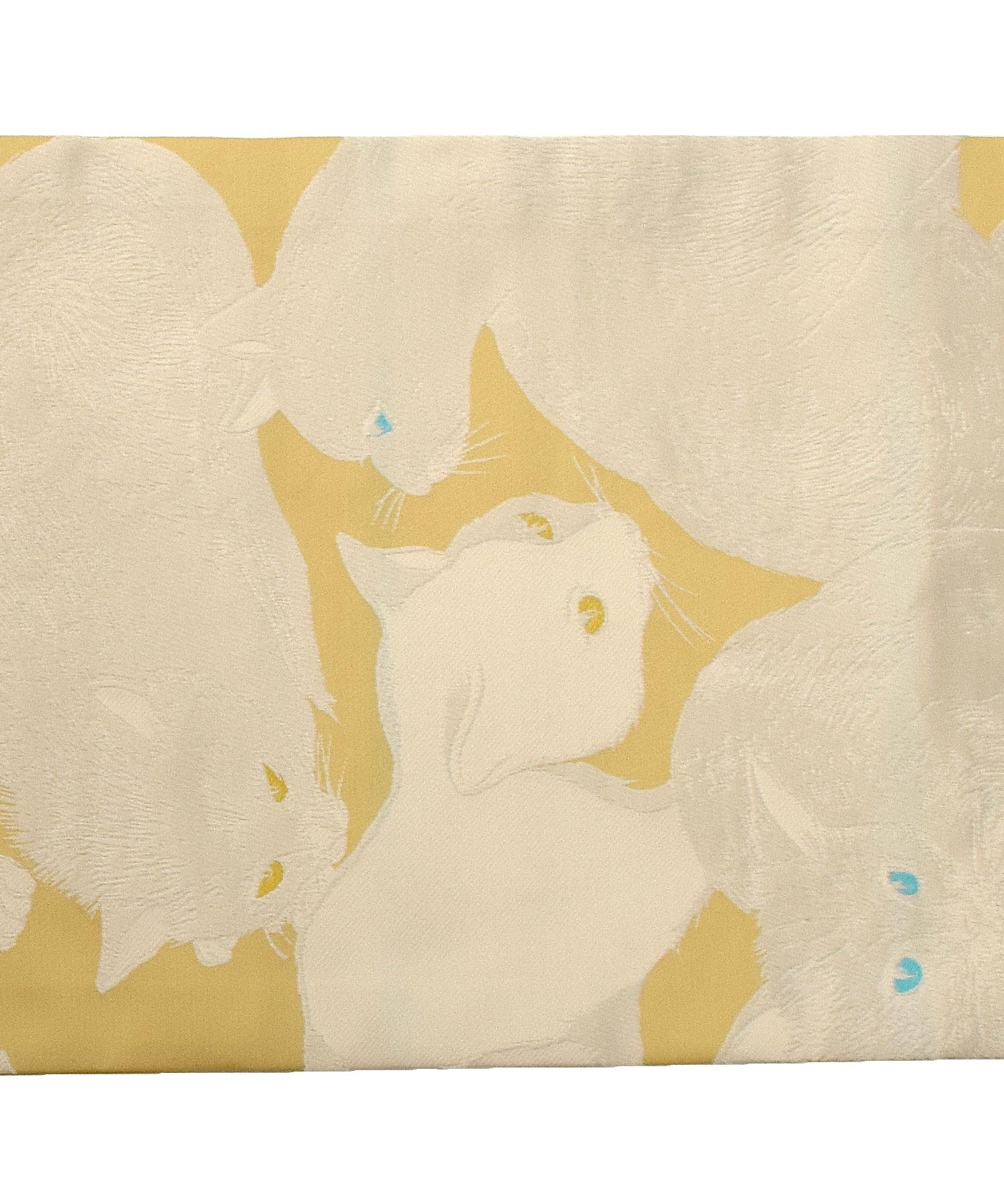 京袋帯 日向の白猫