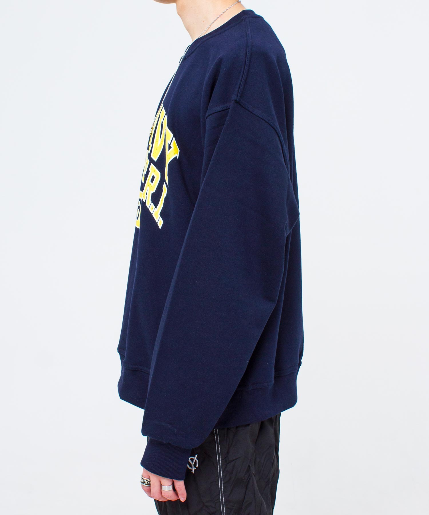 スウェット・トレーナー IONSEOUL match denim MTM KOM/ドットケーオーエム』NEWPORT MTM/カレッジロゴスウェット