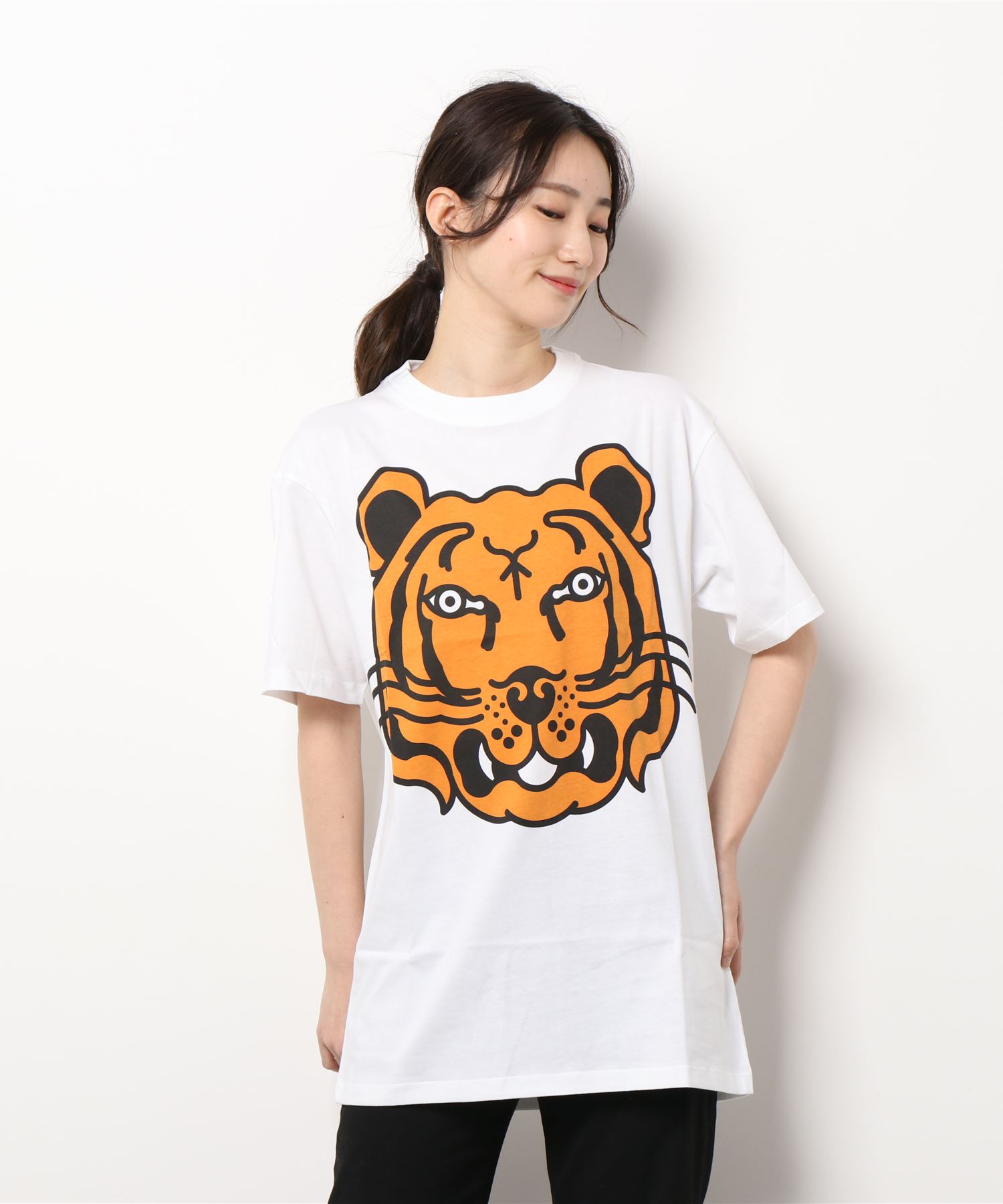KENZOKTFW20 K-Tiger Orange Oversized 公式ショップ W Tee 【安心の定価販売】