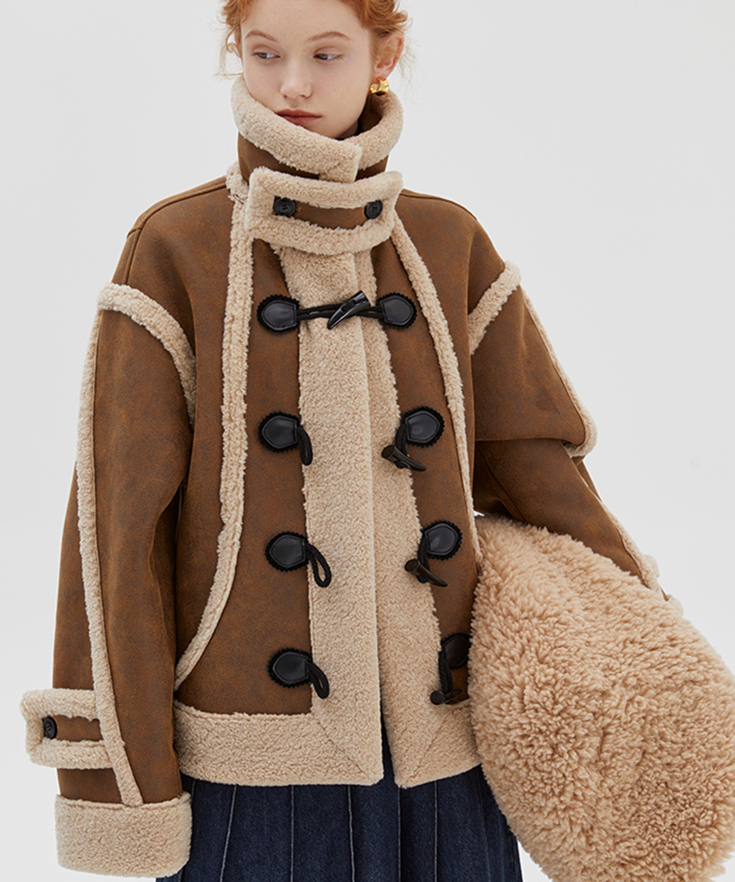 FANO STUDIOS WARM FAUX FUR VINTAGE ジャケット-