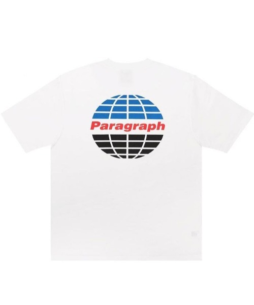 A'GEM/9 × .kom『paragraph/パラグラフ』 PARAGRAPH アースロゴ Tシャツ 半袖 カットソー  韓国ブランドセレクト│A'GEM/9×.KOM【公式】｜韓国・ストリートブランド通販サイト エージェムナイン ドットケーオーエム