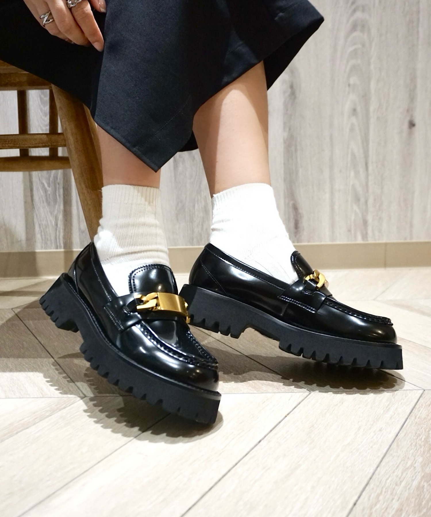 試着のみ！jeffrey campbell　厚底スタッズレザーローファー　40 厚底ローファー Jeffrey Campbell│Jeffrey Campbell OFFICIAL ONLINE
