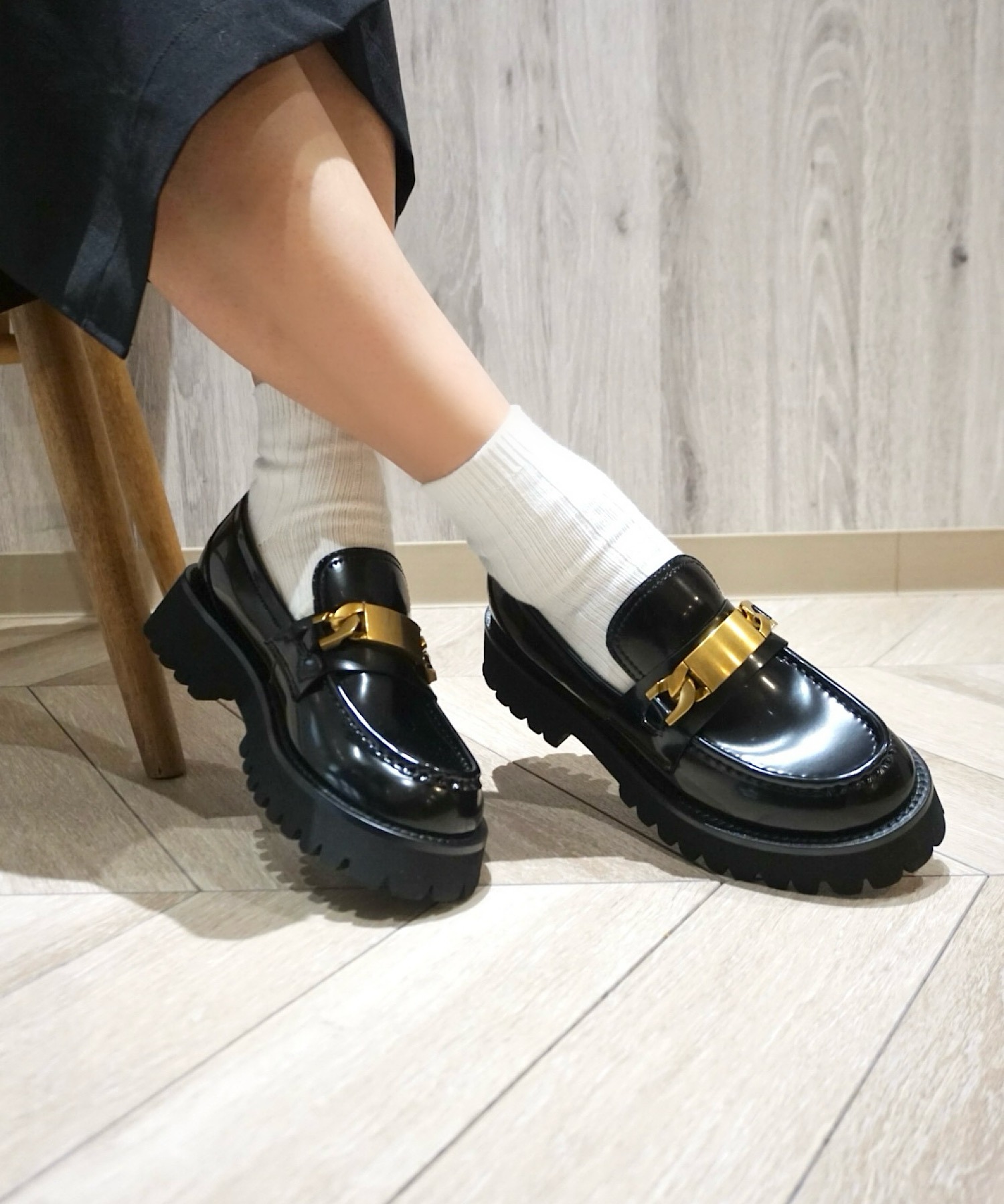ジェフリーキャンベル.ローファー.パンプス チャンキーヒールローファー Jeffrey Campbell│Jeffrey
