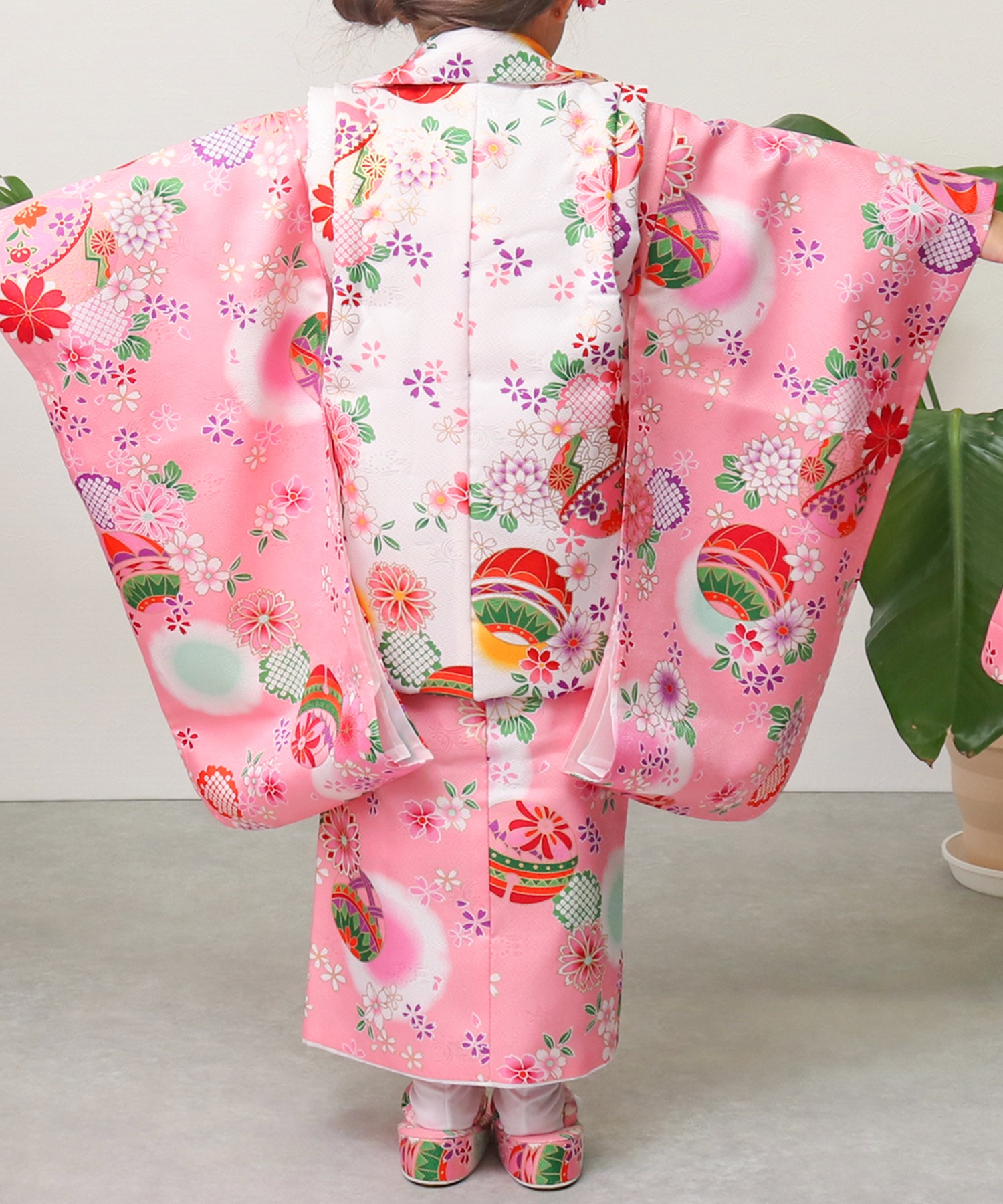 3歳七五三着物9点セット D