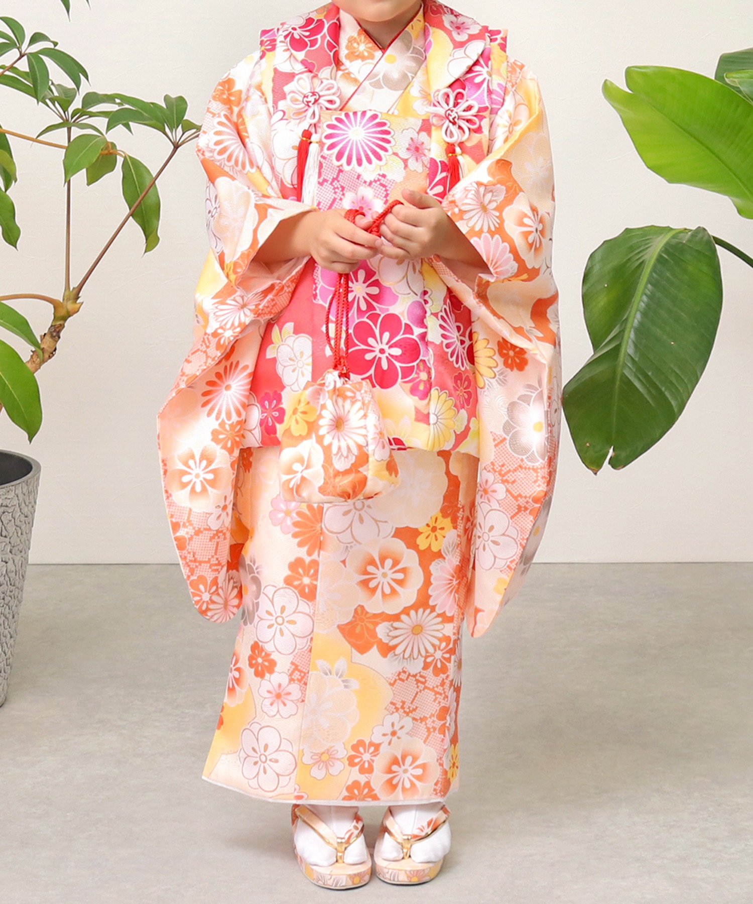 3歳七五三着物9点セット D