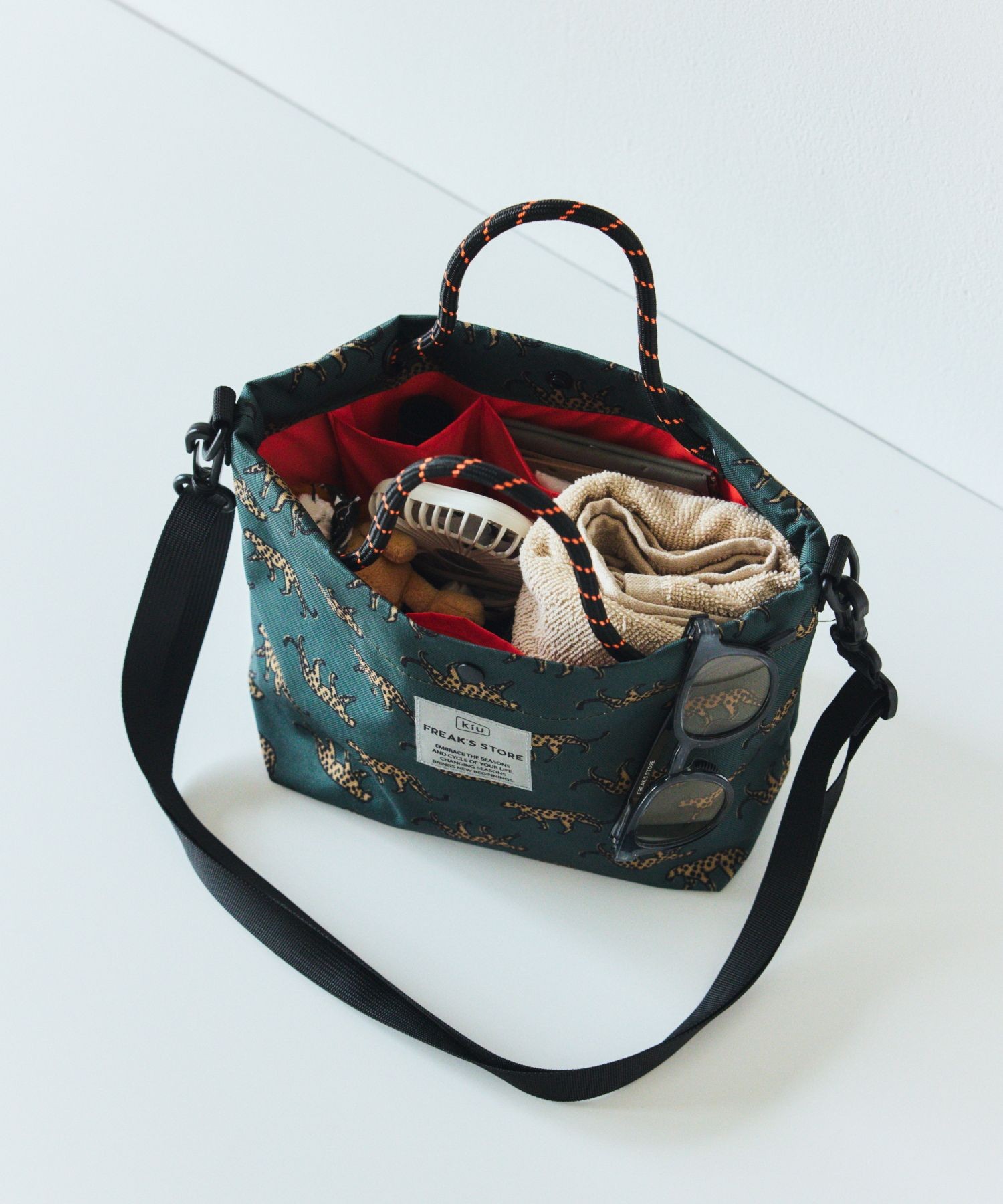 KiU×FREAK'S STORE/キウ×フリークスストア 別注 2WAY 600D TOTE MINI BAG ミニ トートバッグ 撥水