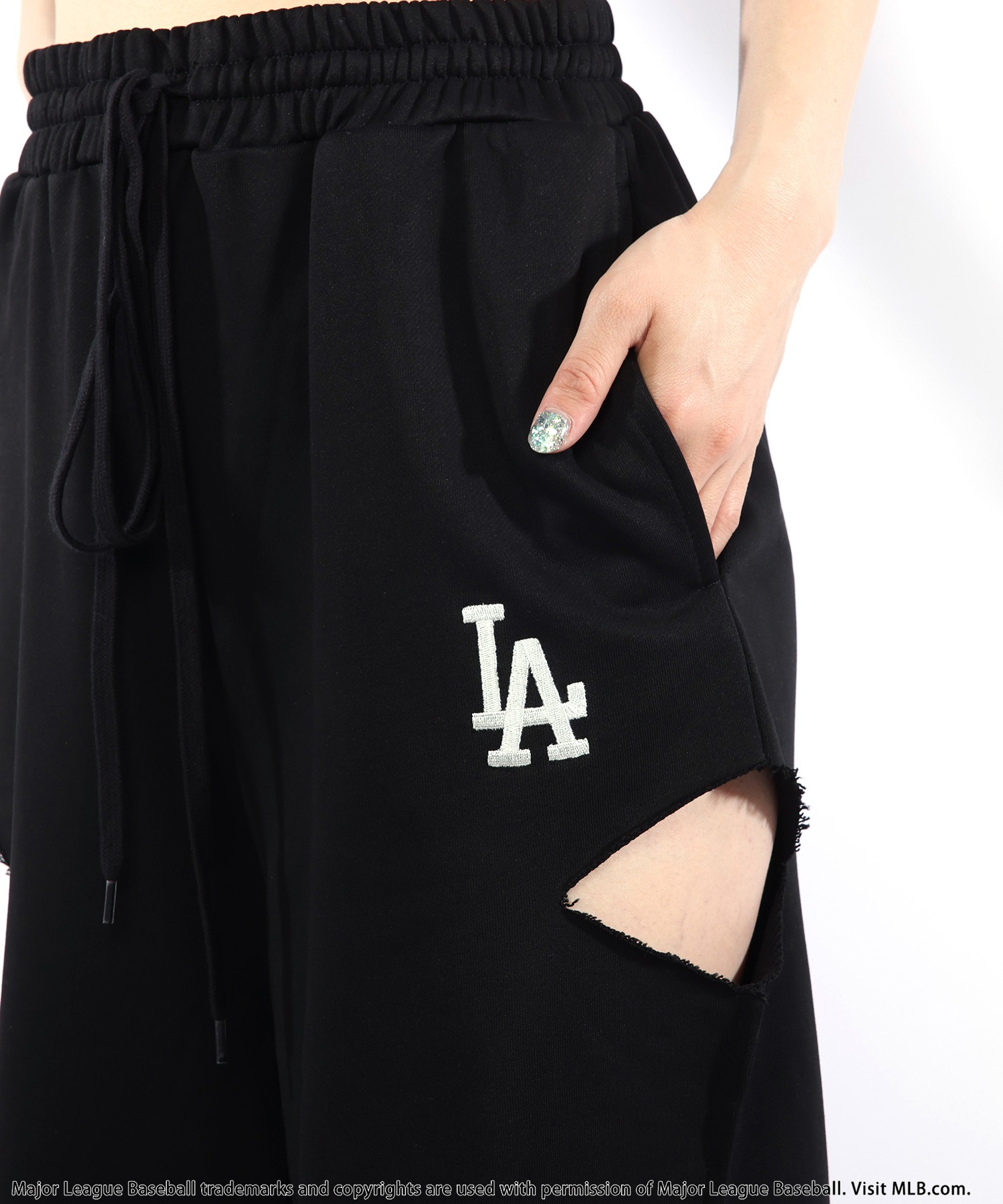MLB】サイドカッティングスウェットパンツ BACK TO THE FIELD