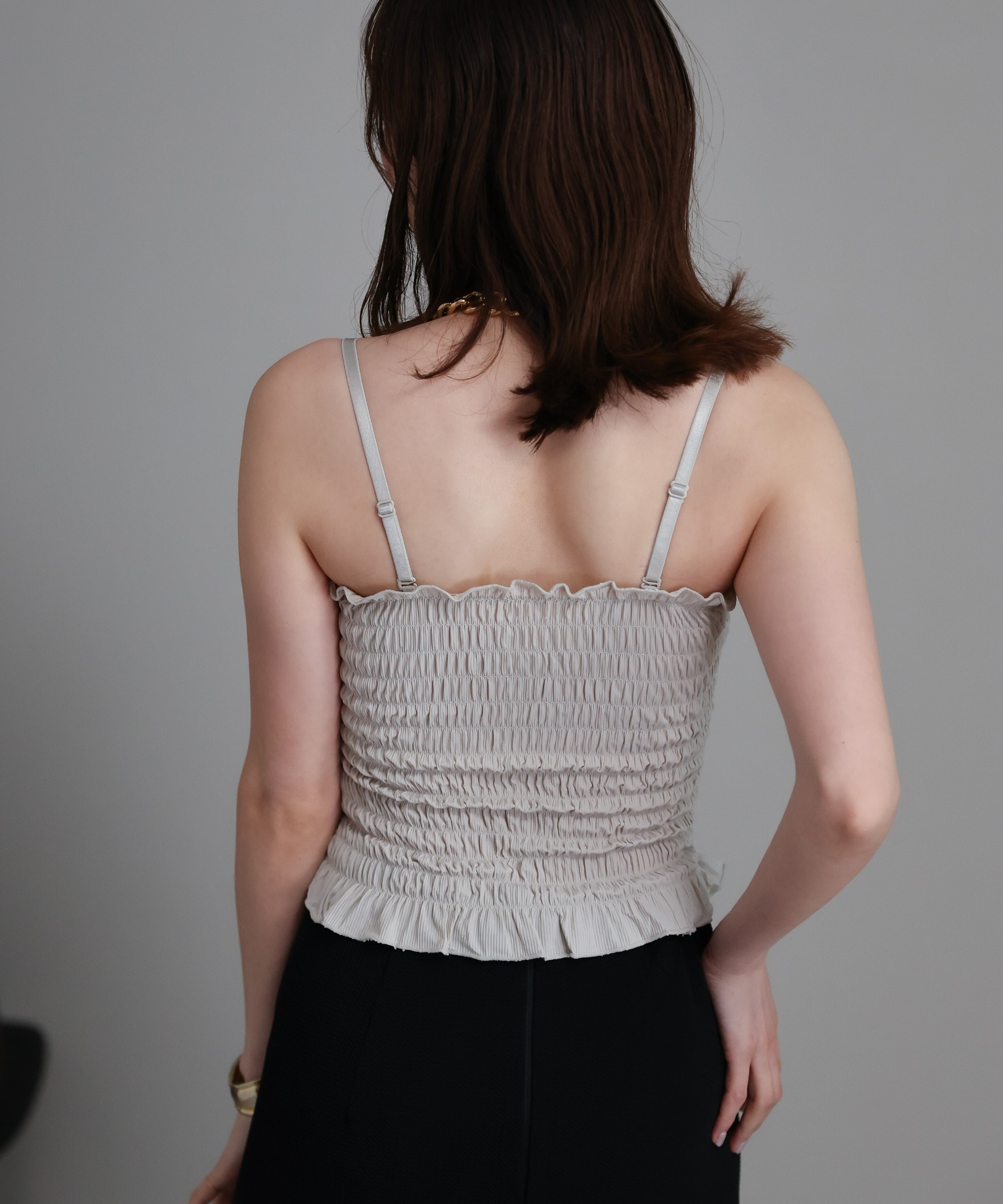 model：162cm 着用サイズ：F