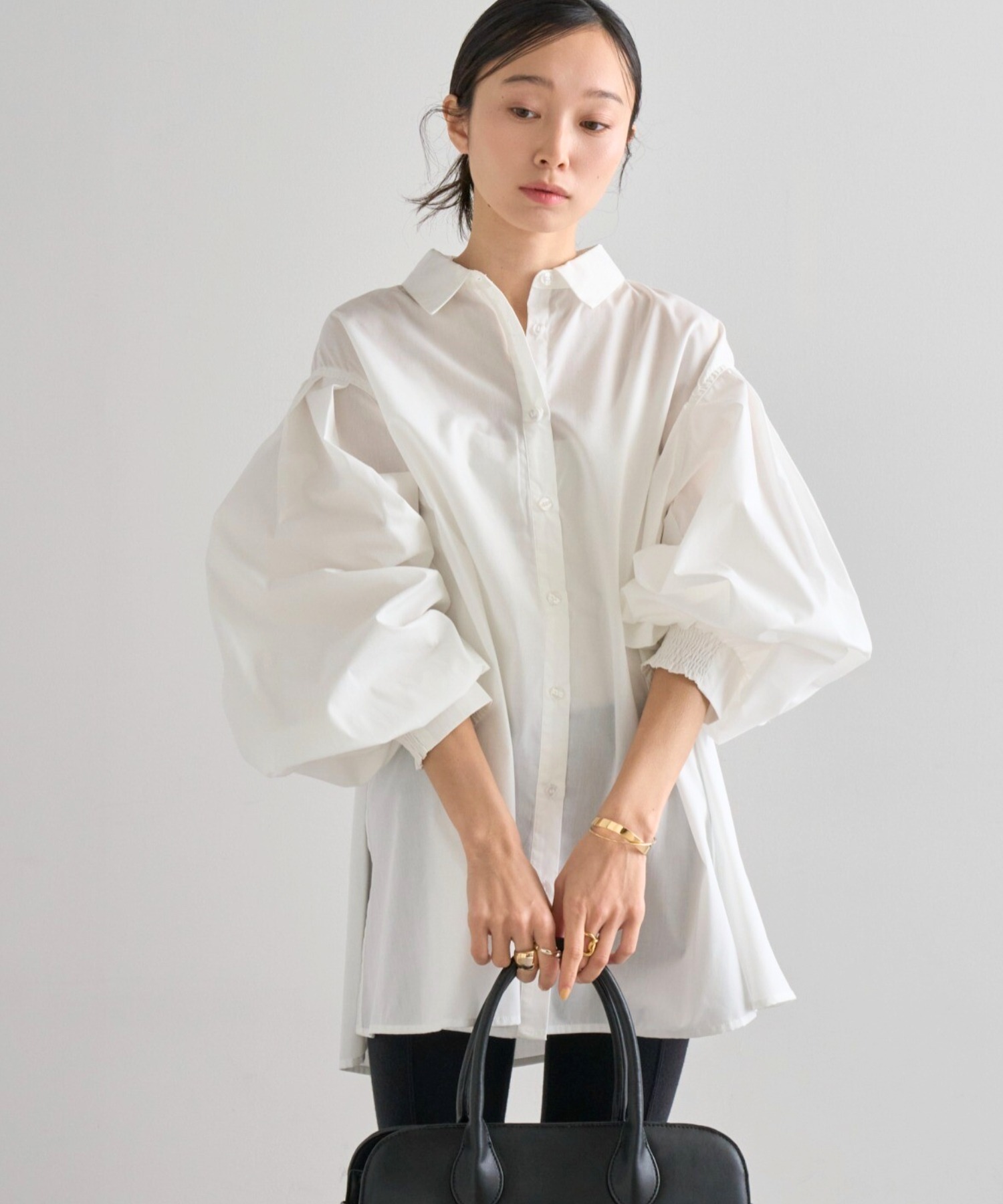 model：H161 着用サイズ：FREE
