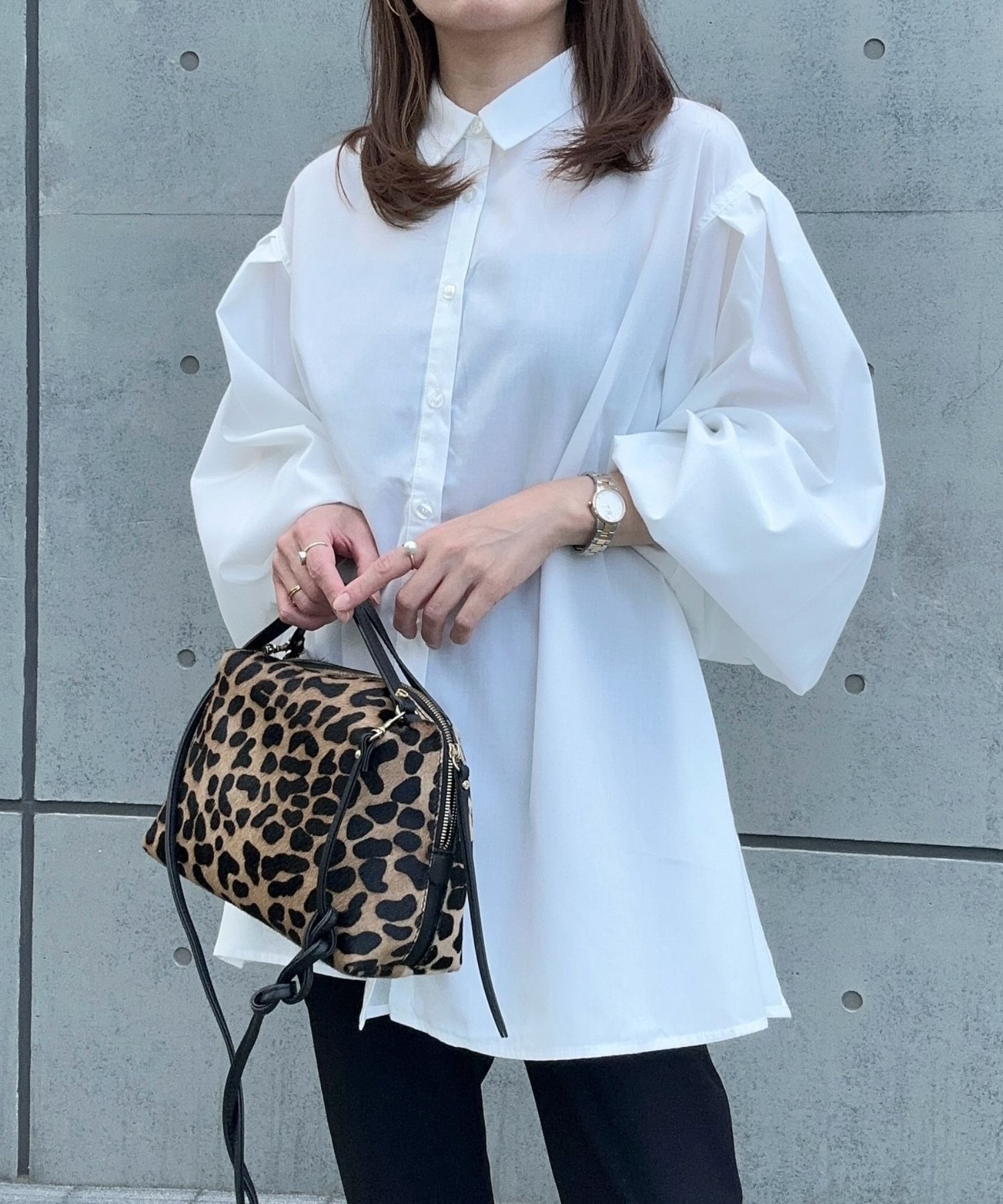 model：H158 着用サイズ：FREE
