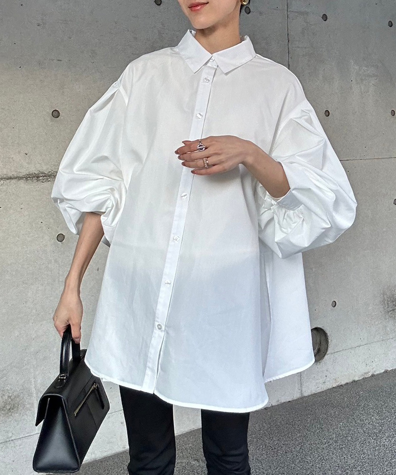 model：H157 着用サイズ：FREE