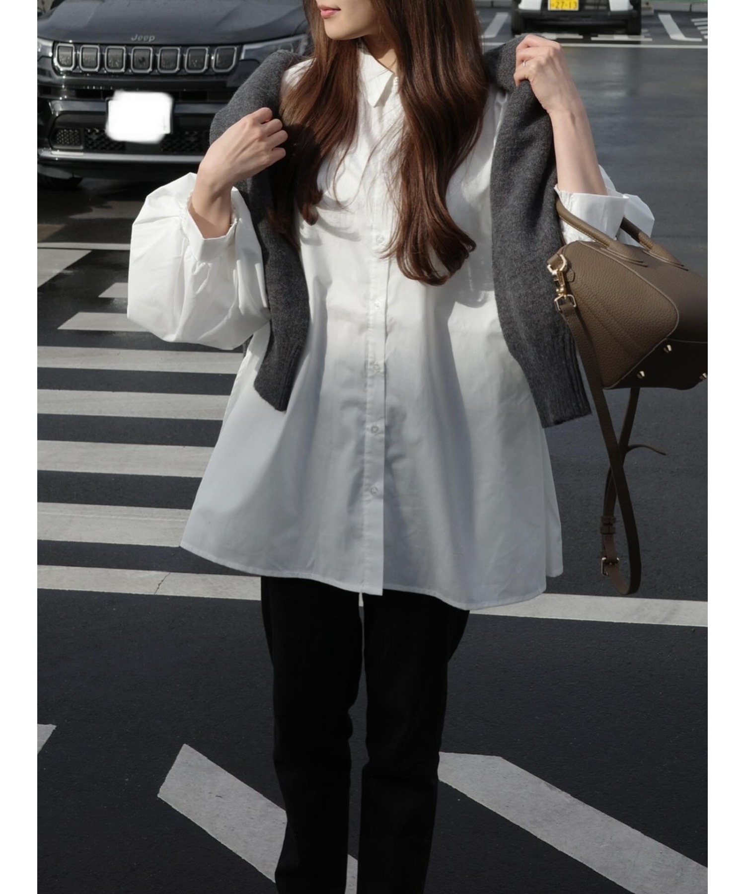 model：H155 着用サイズ：FREE